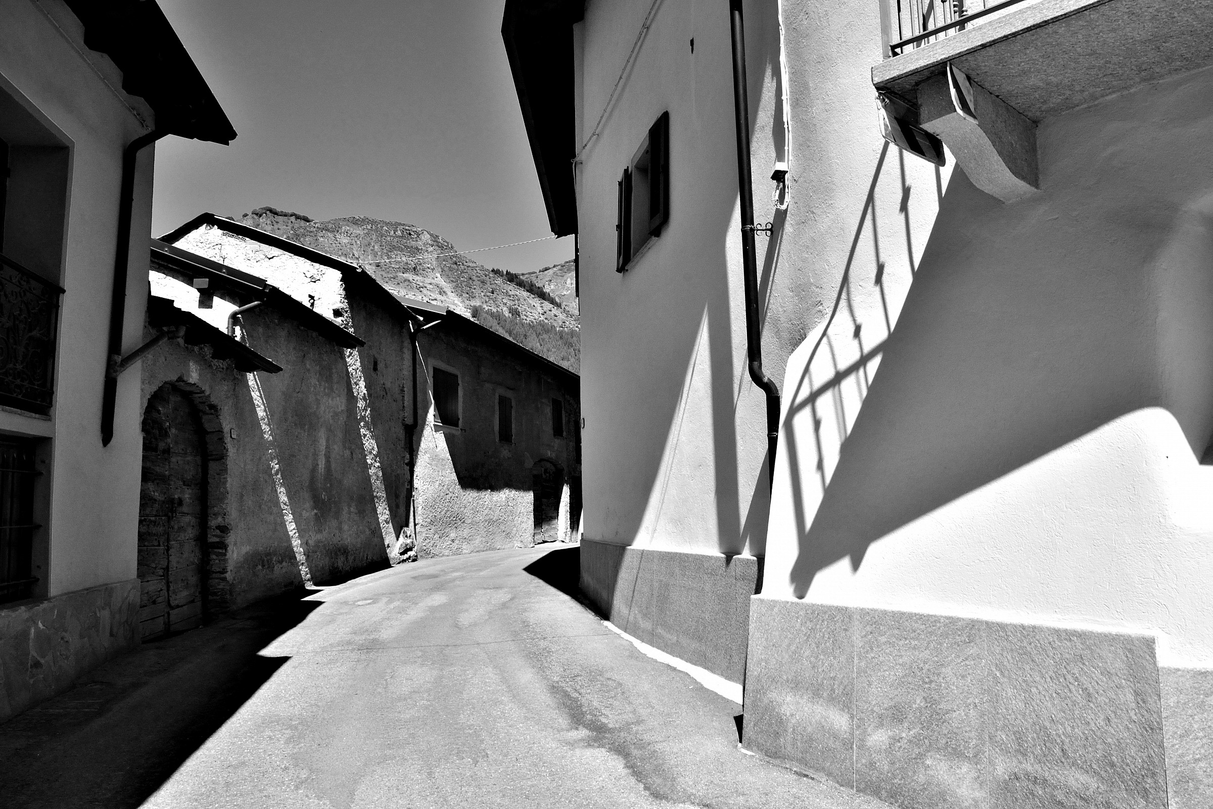 Vecchie case di montagna.