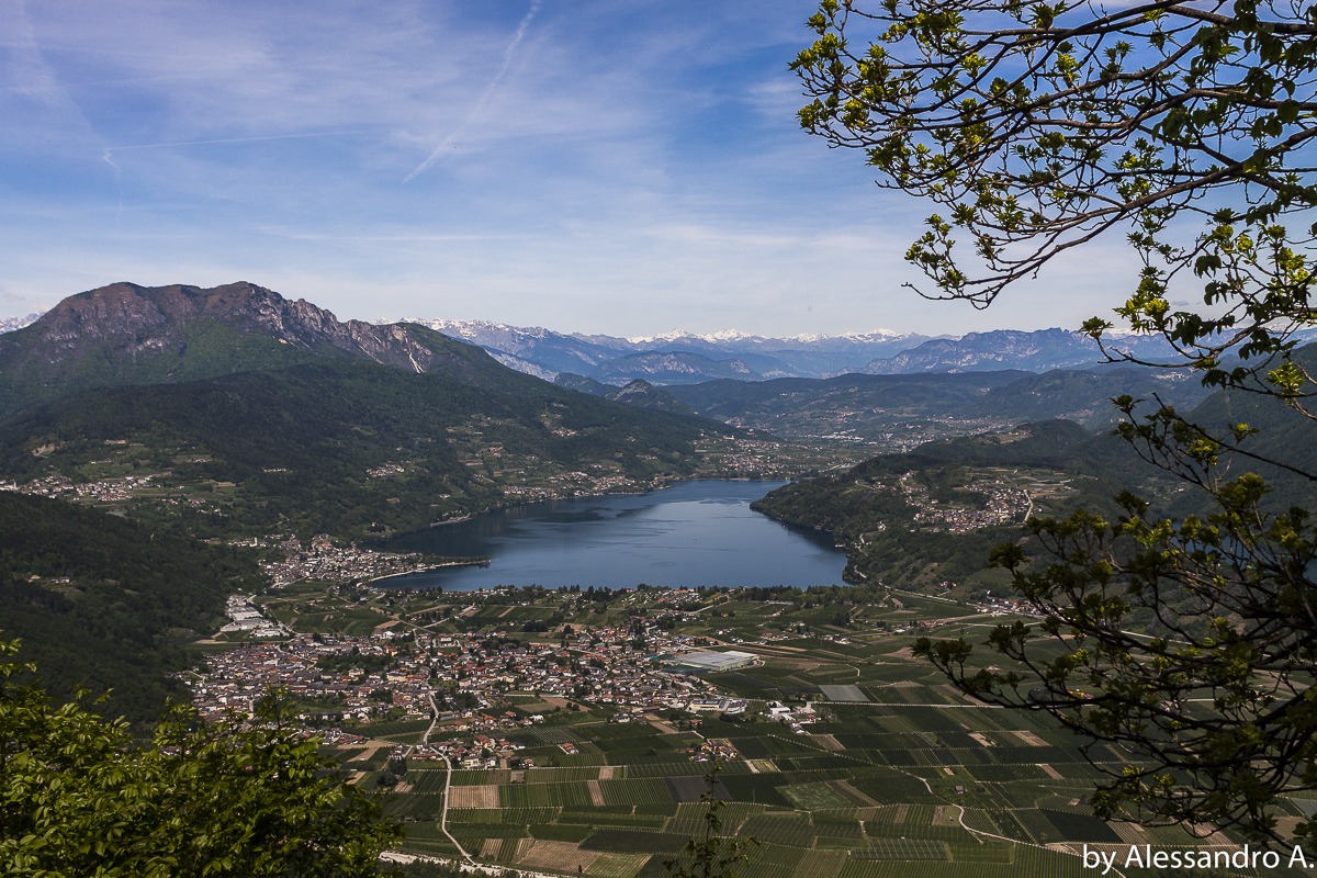 Panoramica di Caldonazzo e Levico