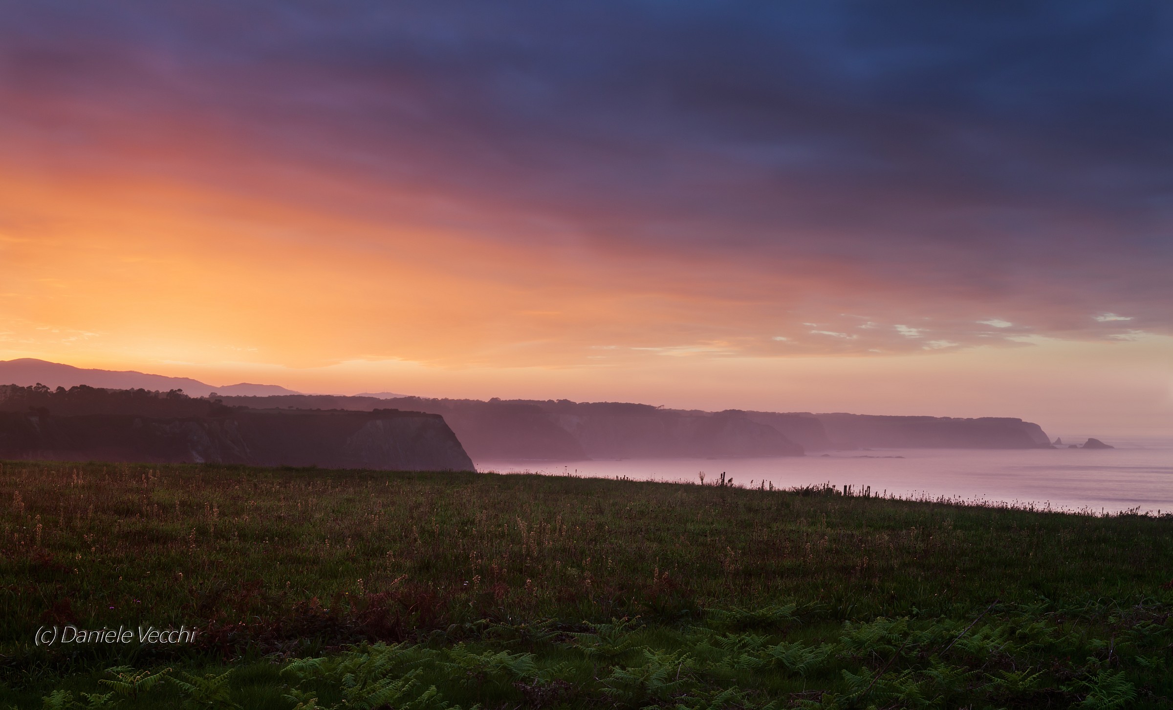 Open fields. Asturias, Spain