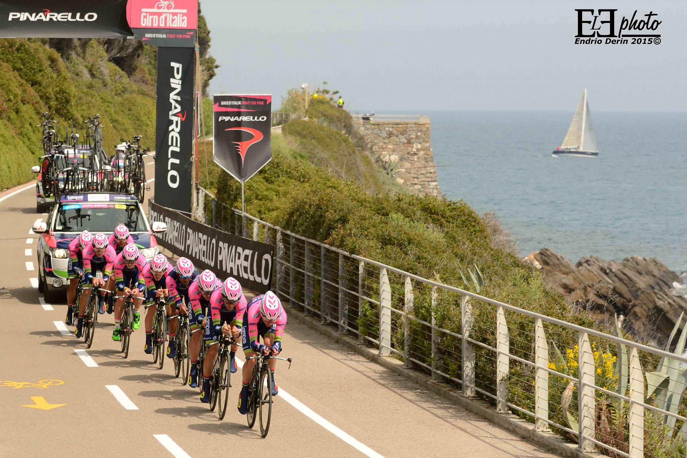 Giro d'Italia 2015 Cronometro a squadre Lampre