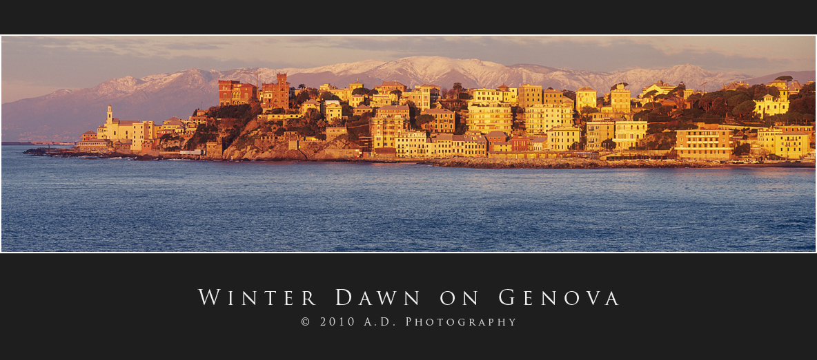 Winter Dawn on Genova