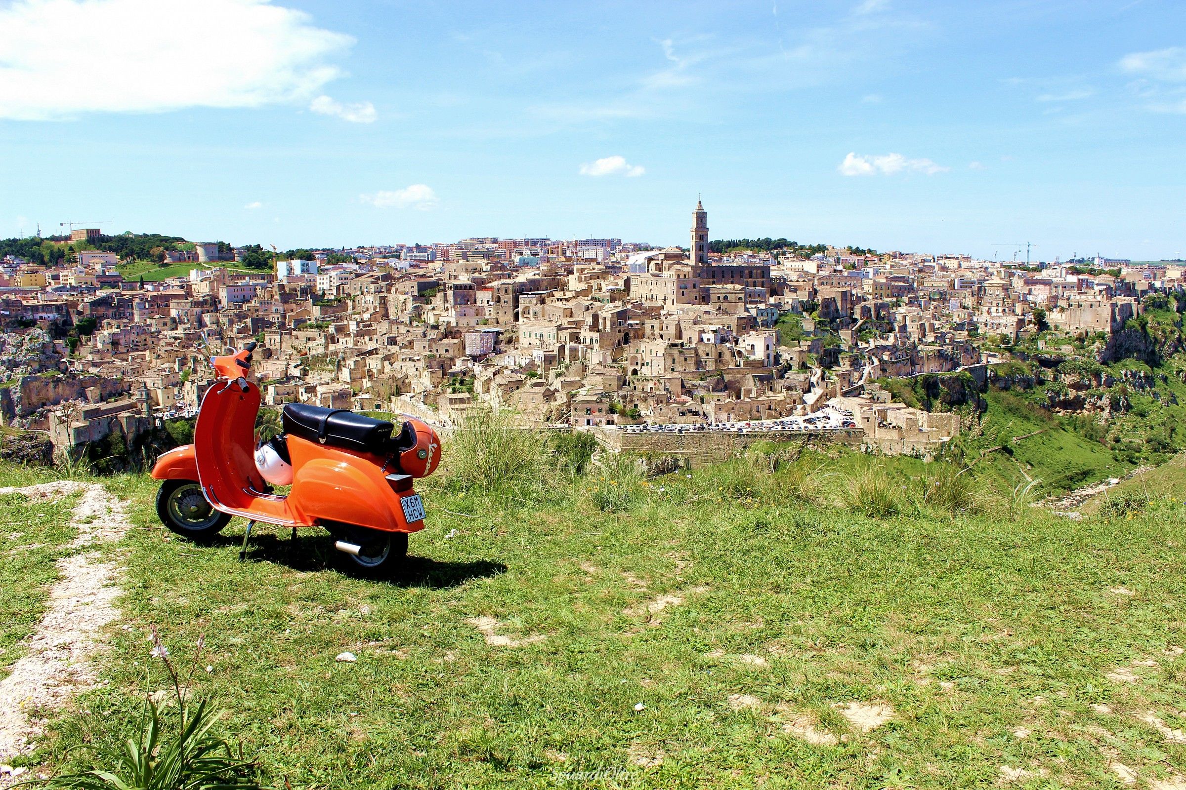 Matera with eyes back '