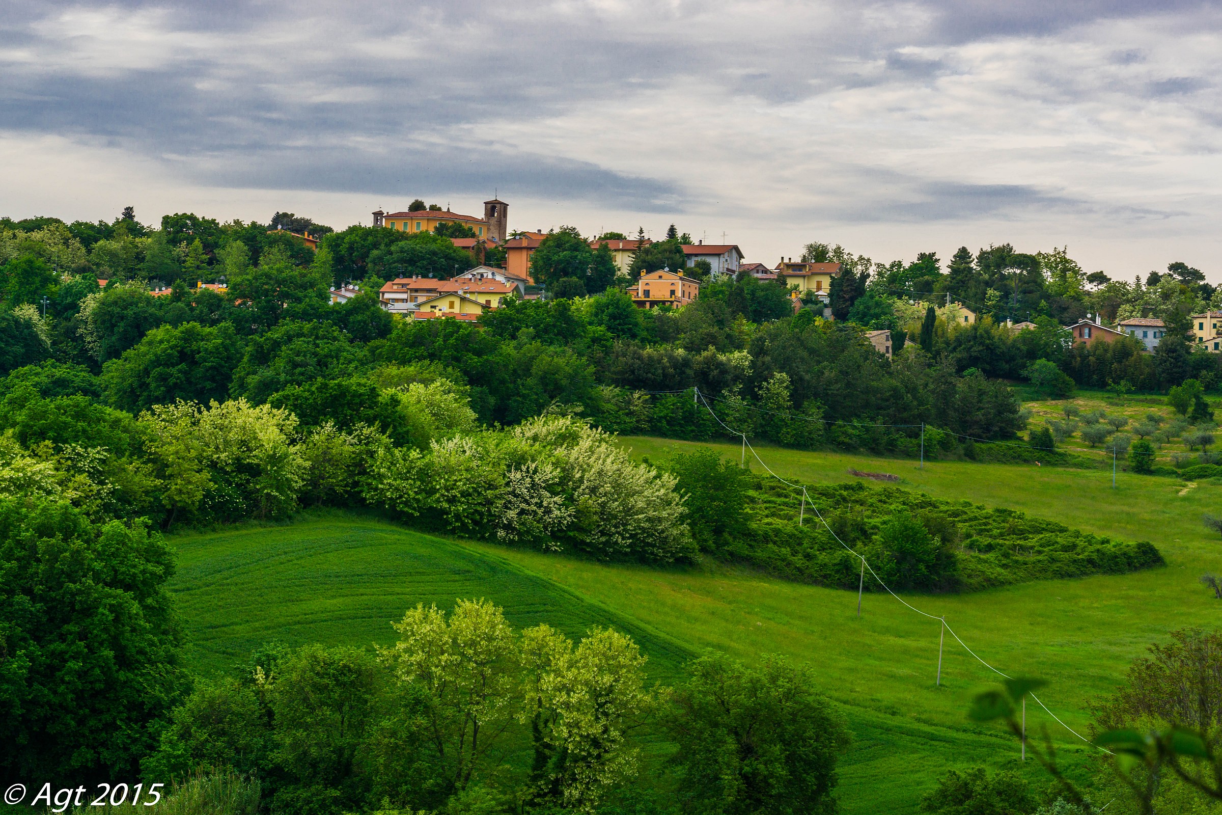 View of the Castle of Novilara Pesaro
