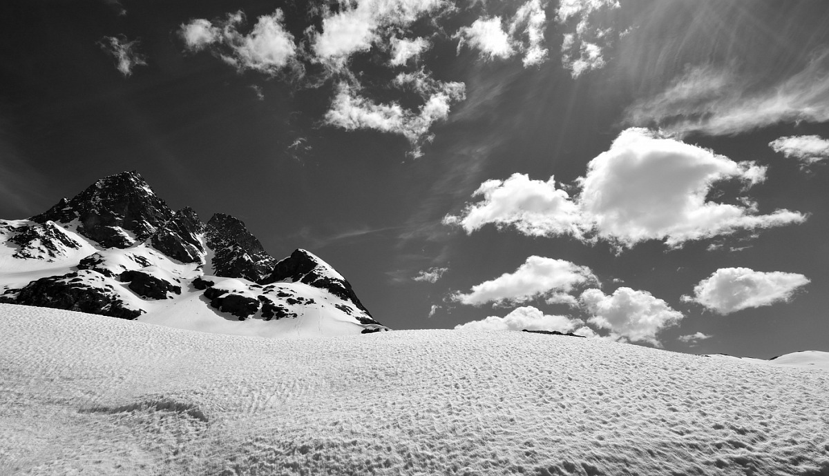 On the crest of the clouds