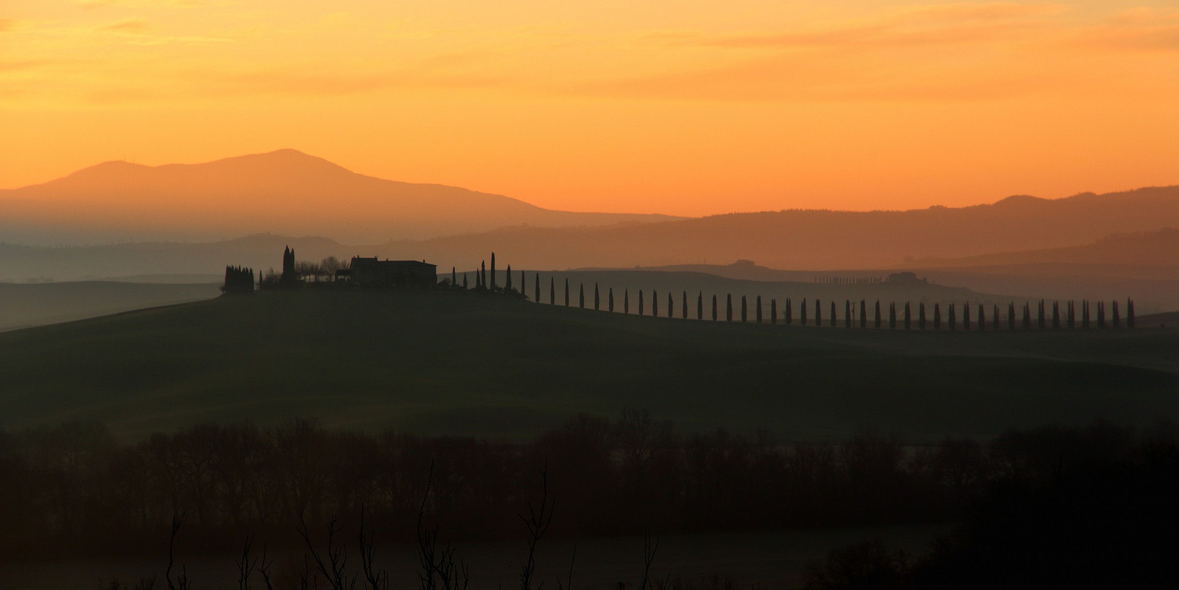 Alba a Bagno Vignoni