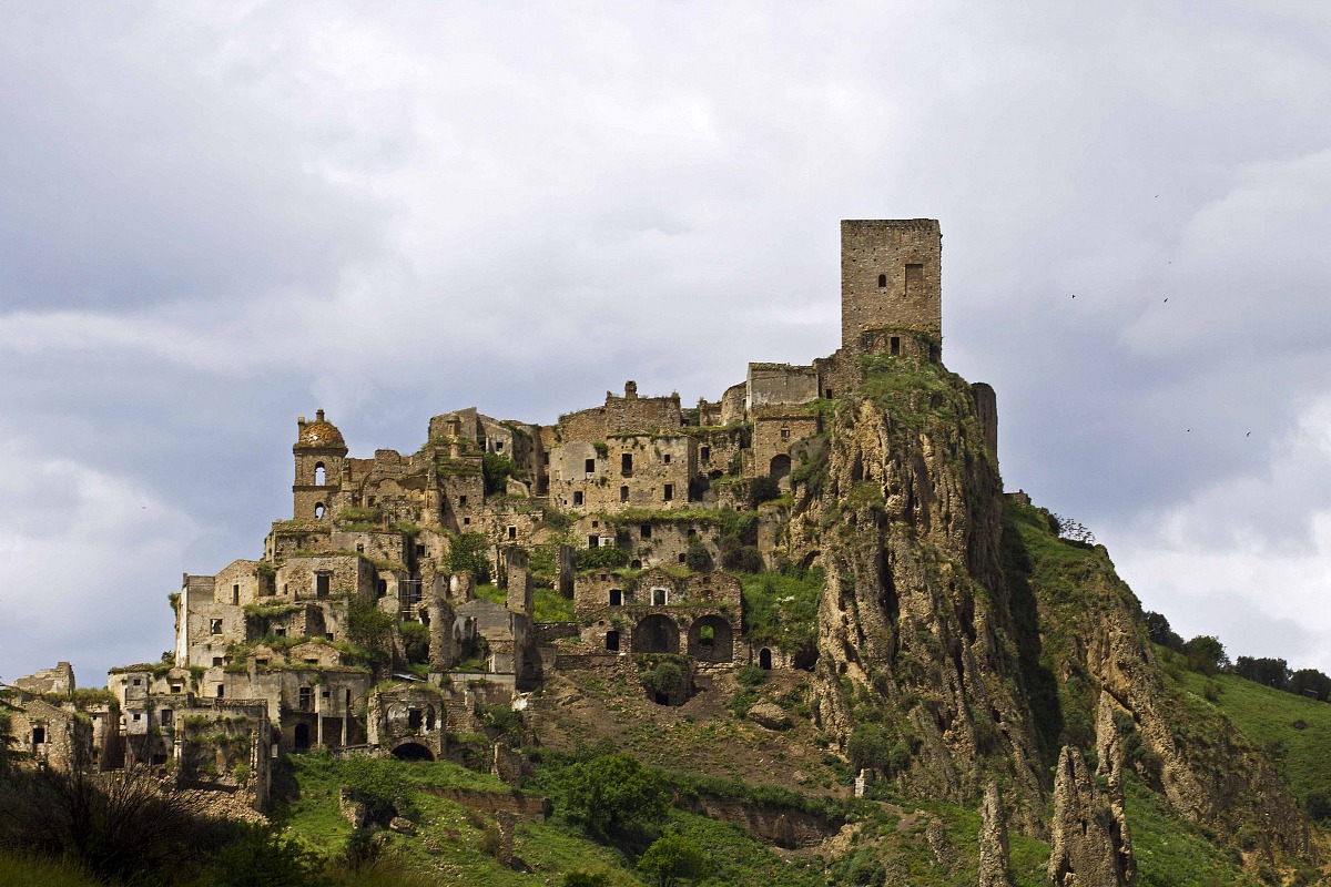 The ghost town of Craco (mt)