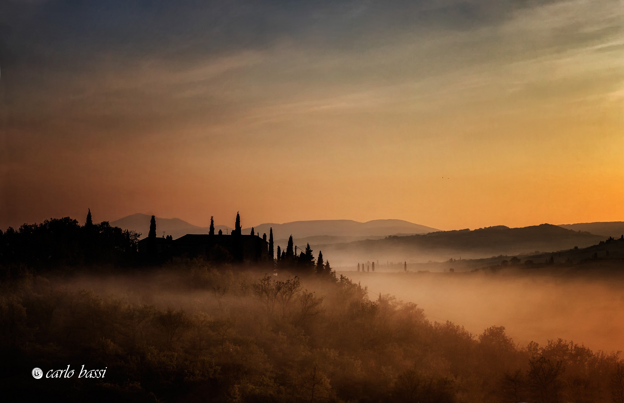 light (dawn in Val d'Orcia)