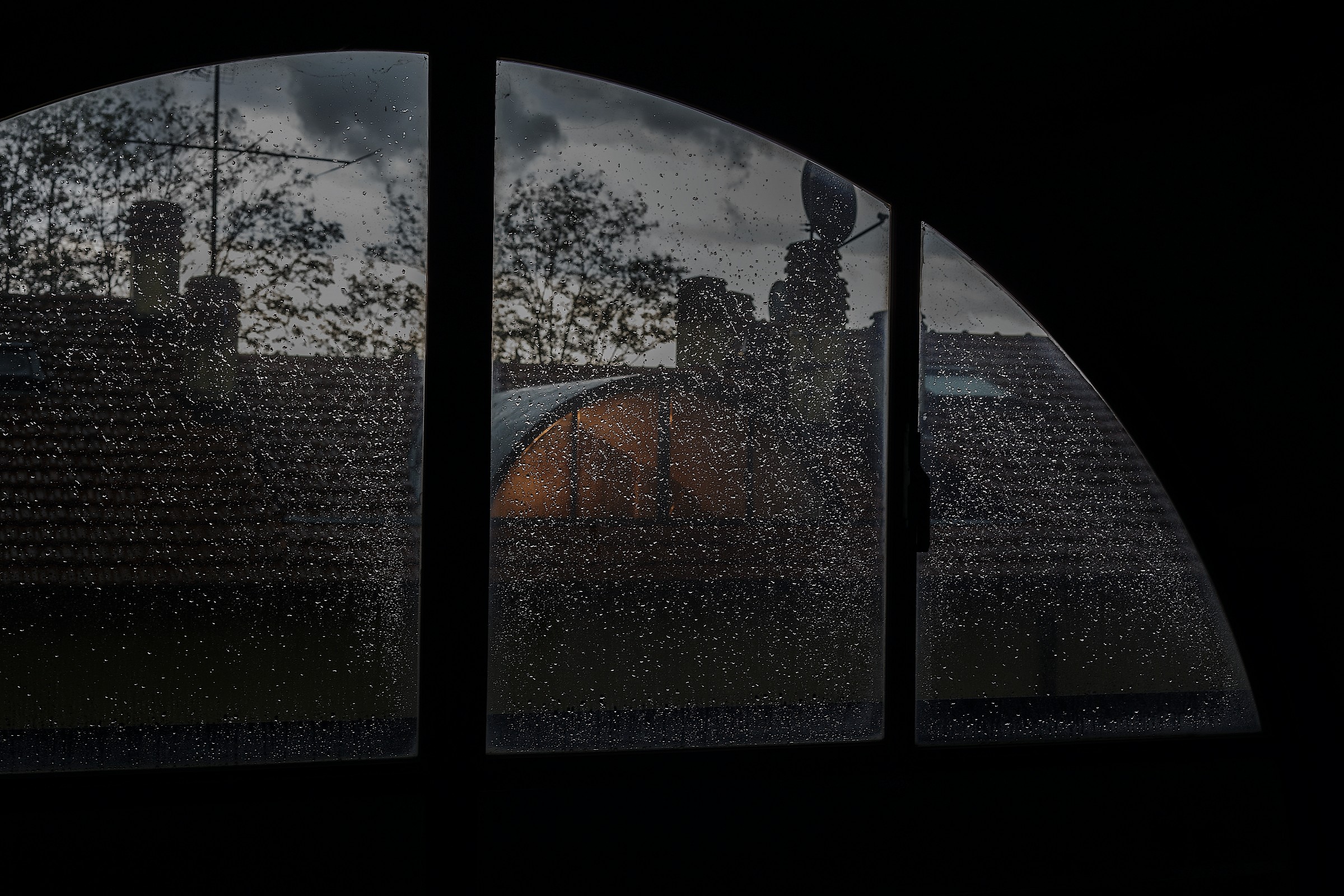 Like when it's raining outside ...