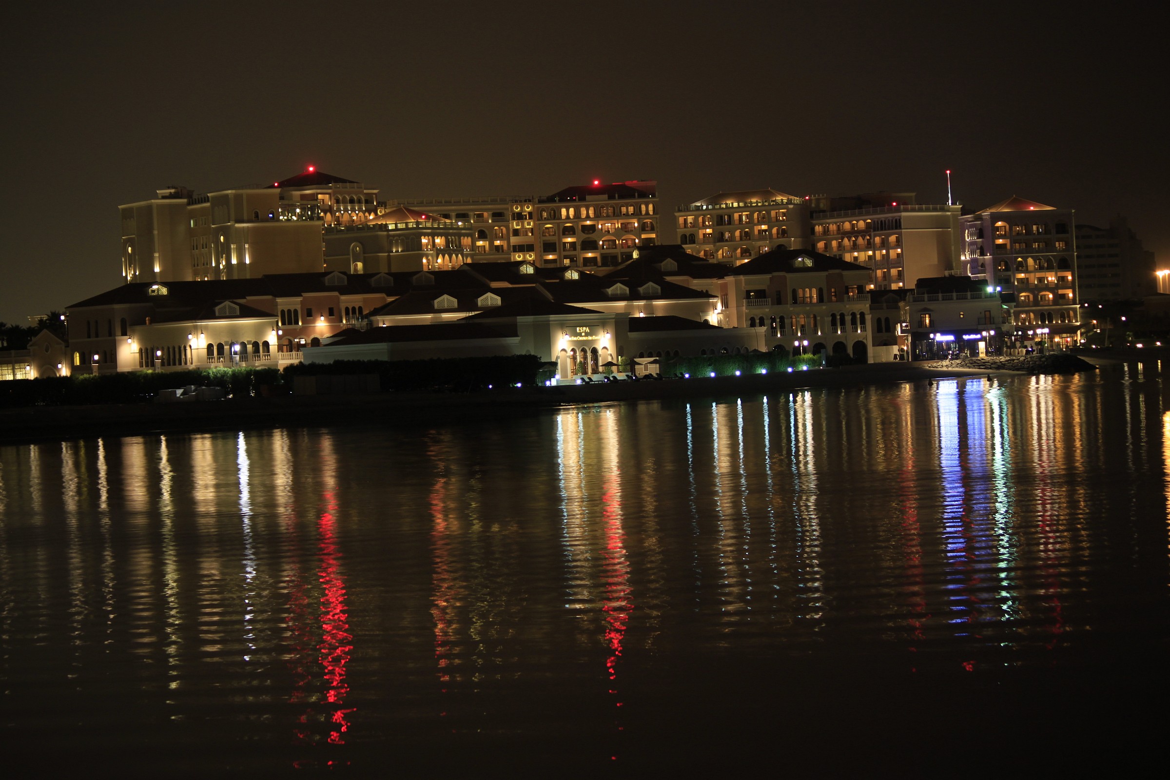 Night view of a glimpse of Abu Dhabi