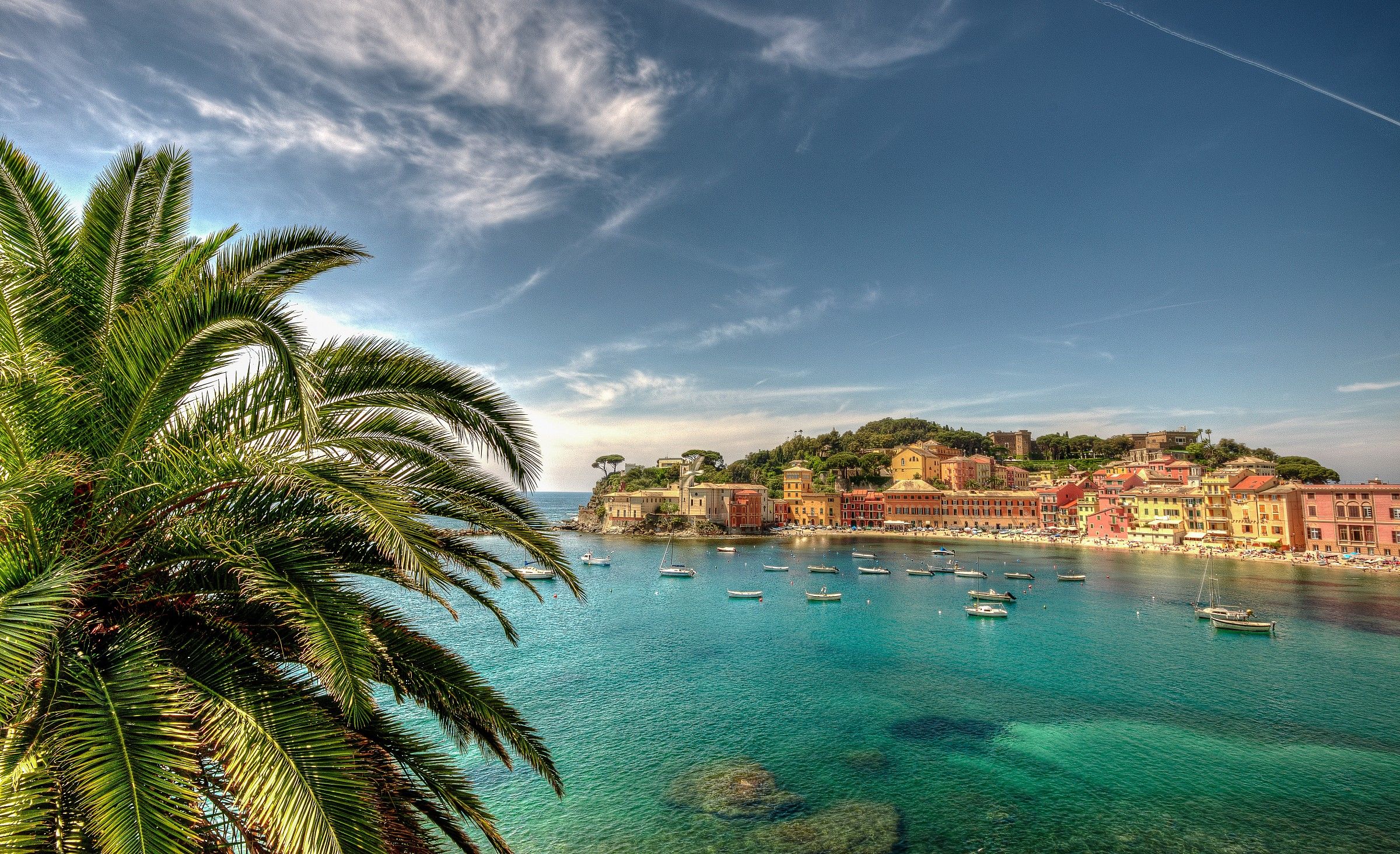 Sestri Levante, panorama in primavera