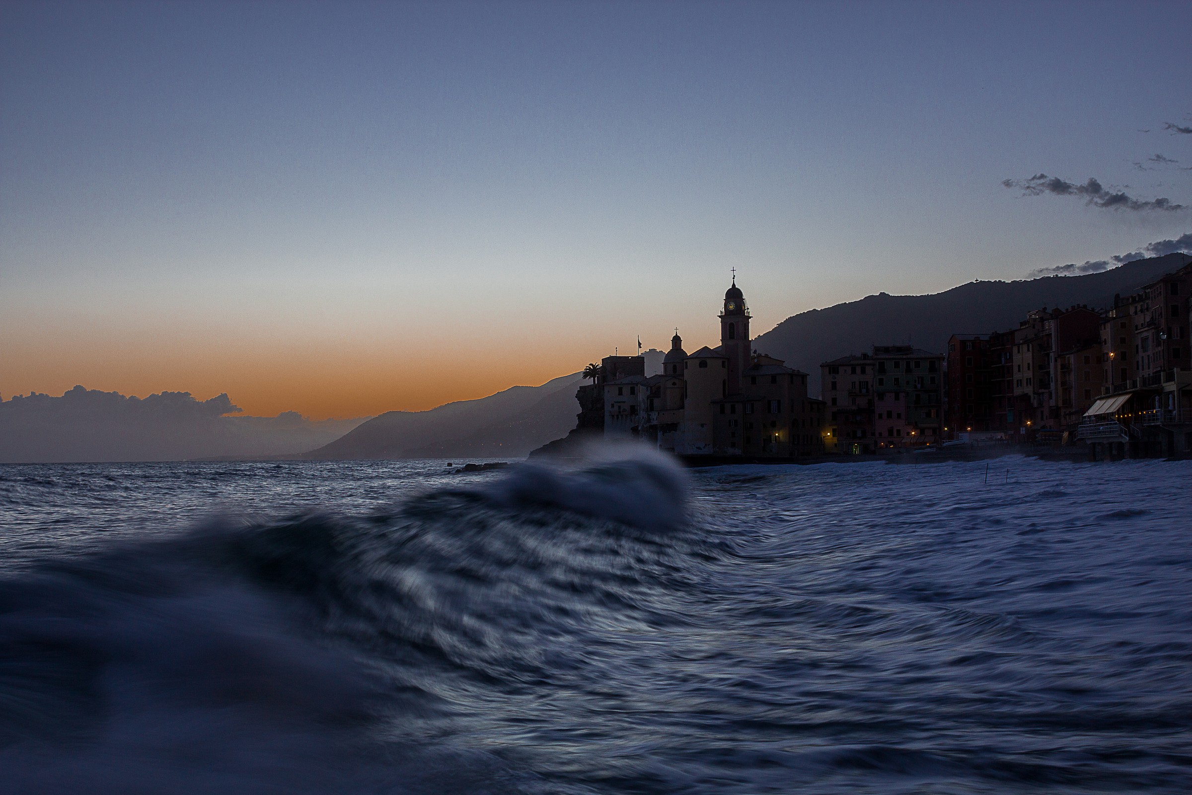 Camogli al tramonto