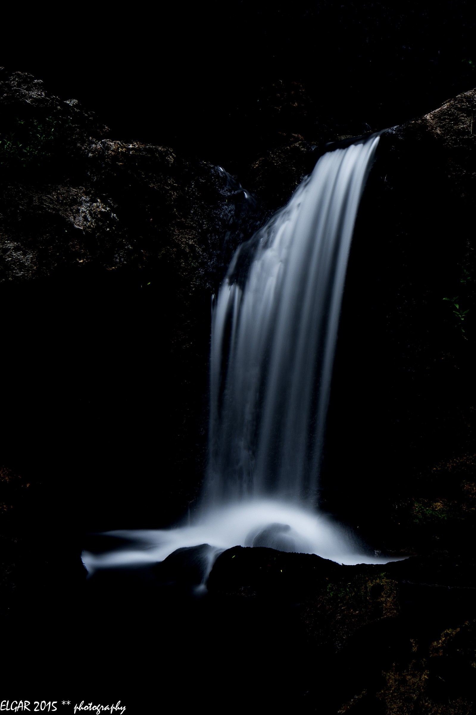 graffi di luce [cascate dell'Auso]