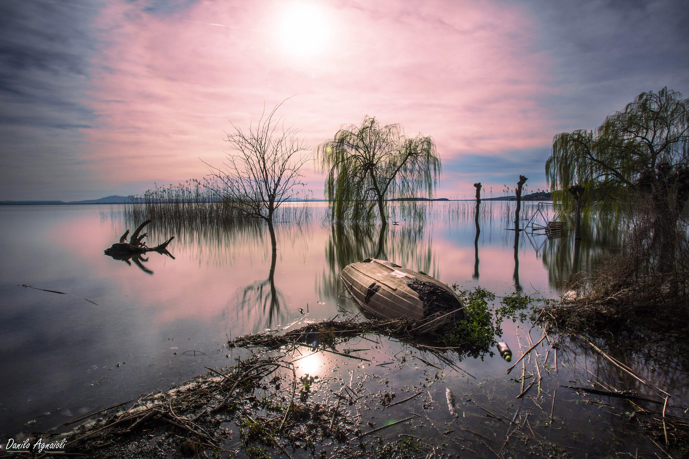 even after the storm , the lake always has its charm