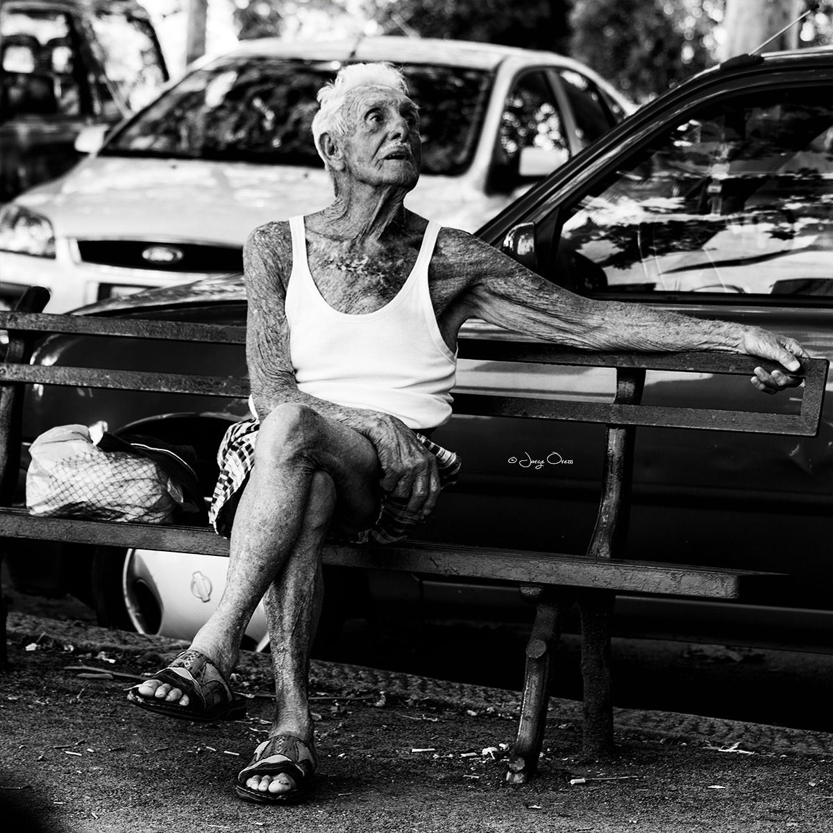 waiting for the 'bus