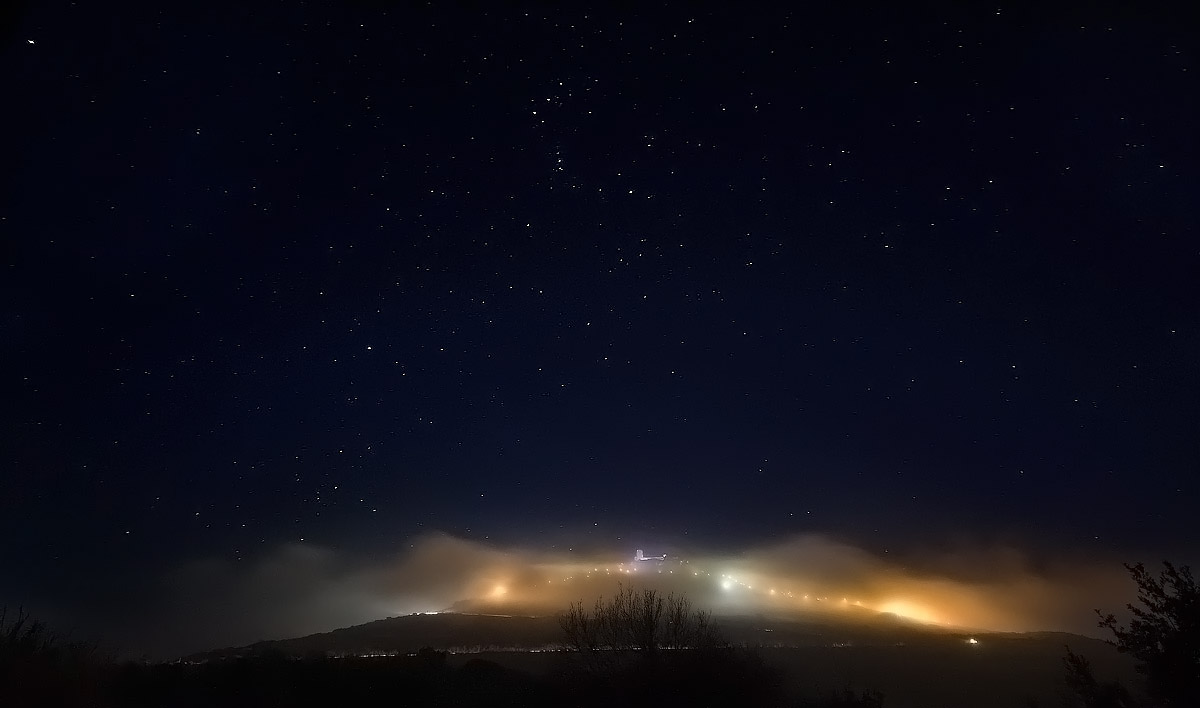 Orione e la nebulosa