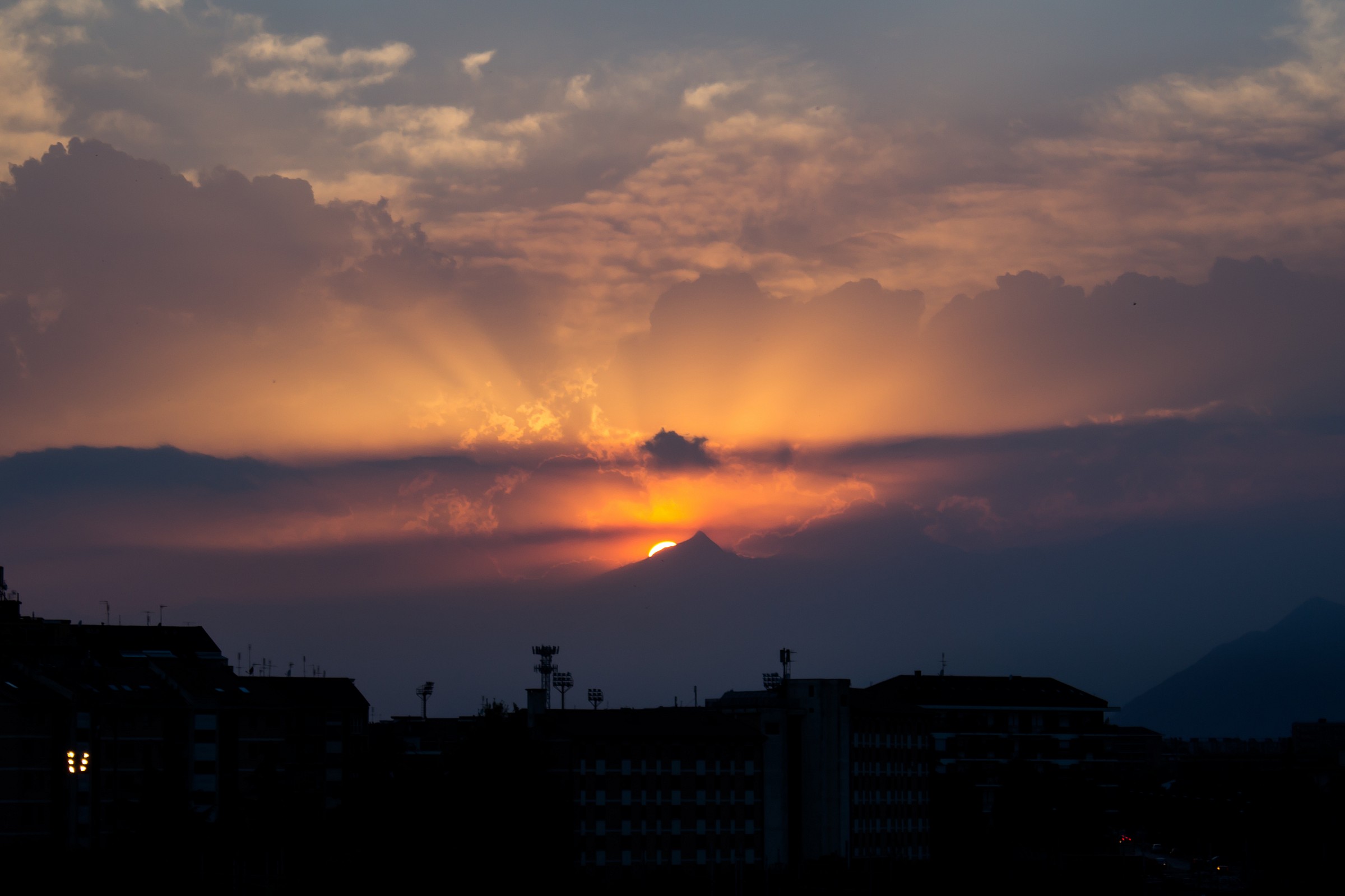Tramonto su Torino