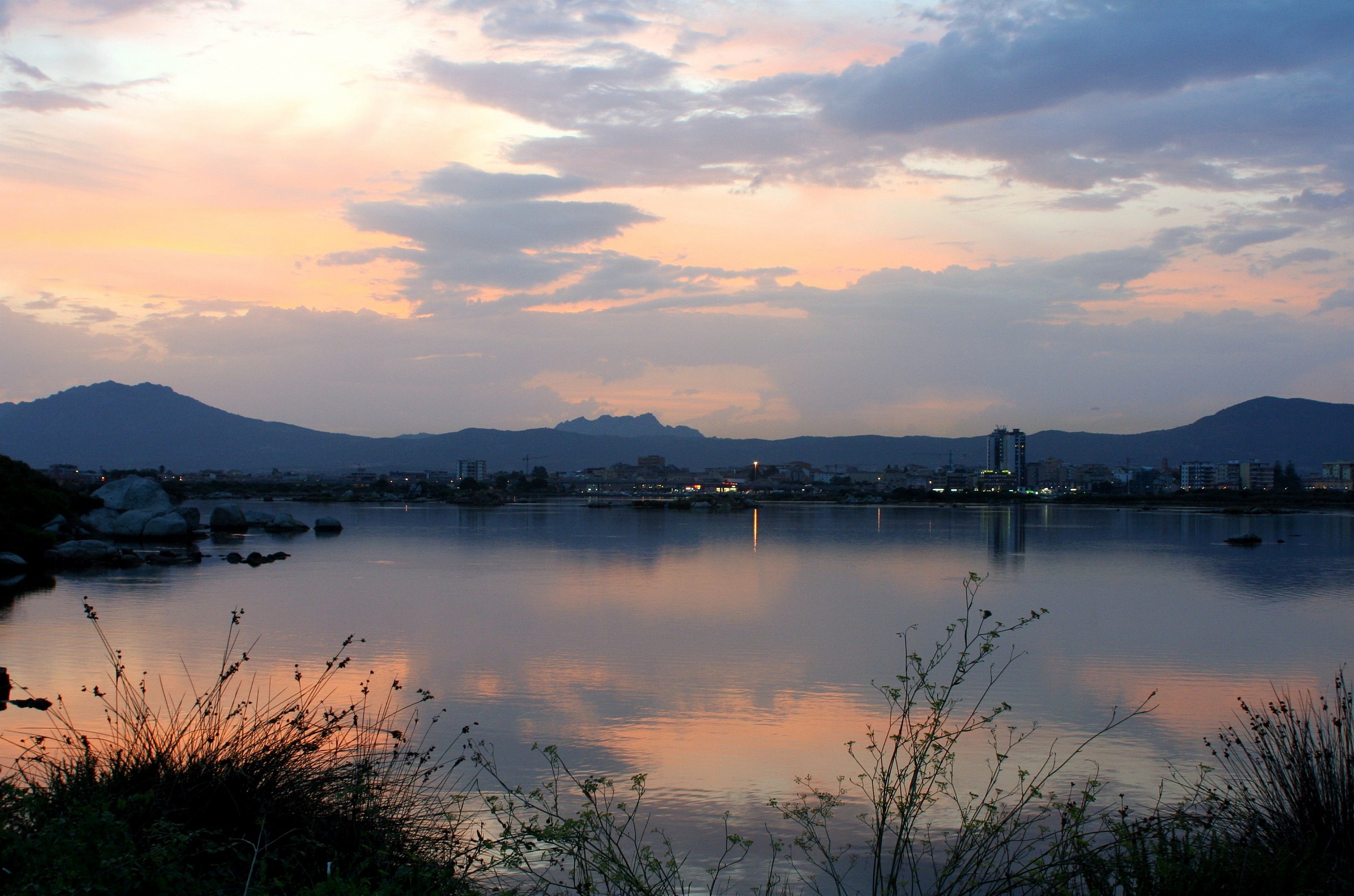 Olbia in the distance