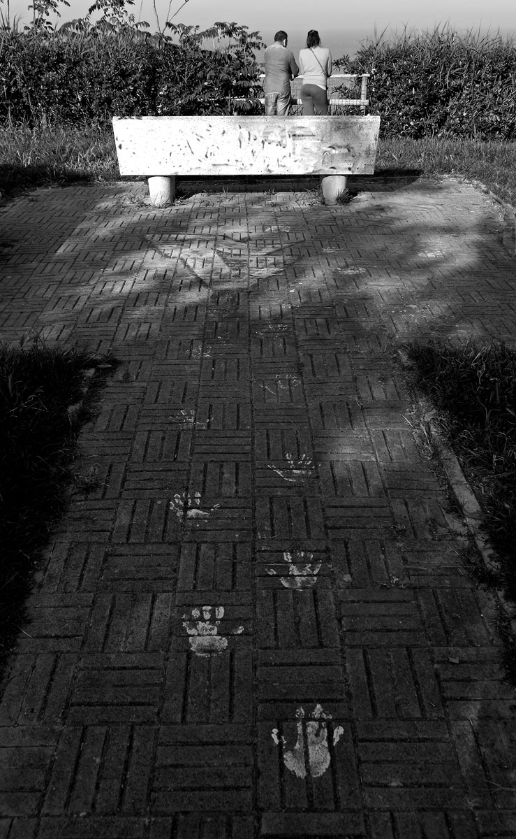 A Hands Nude In The Park