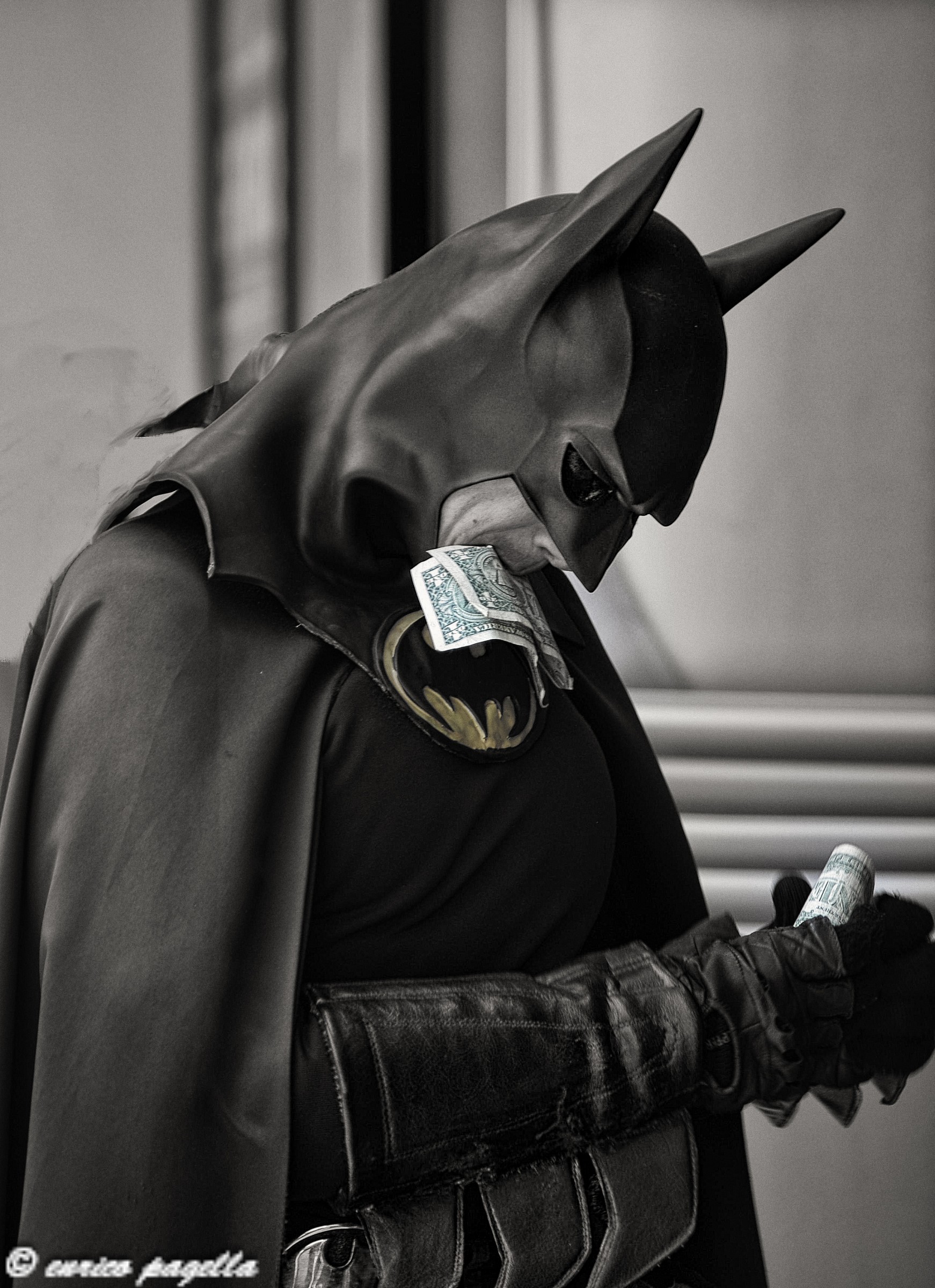 he makes the piles to make ends meet