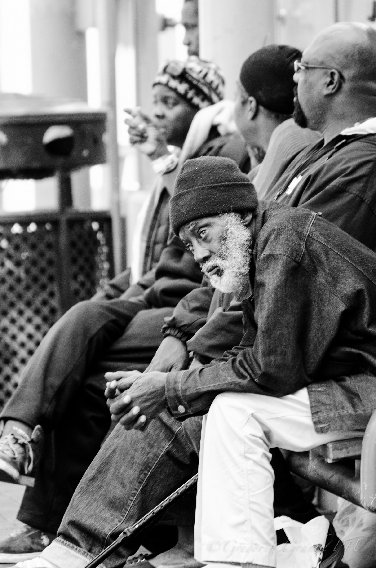 each with his thoughts