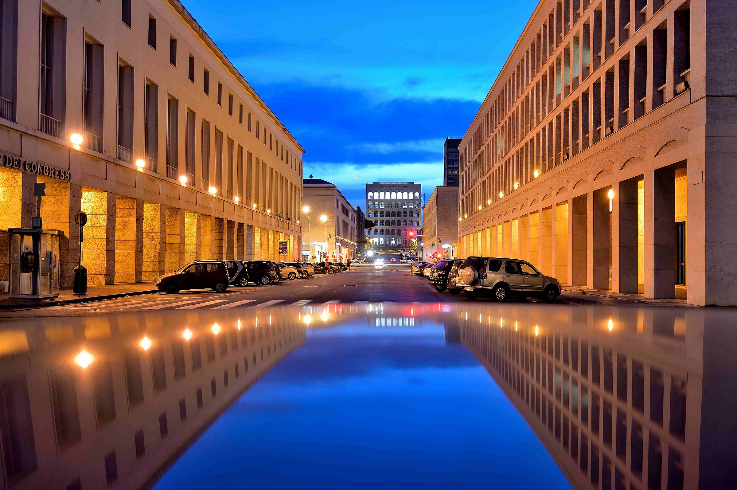 Sul tetto dell'auto a 2,5 sec.