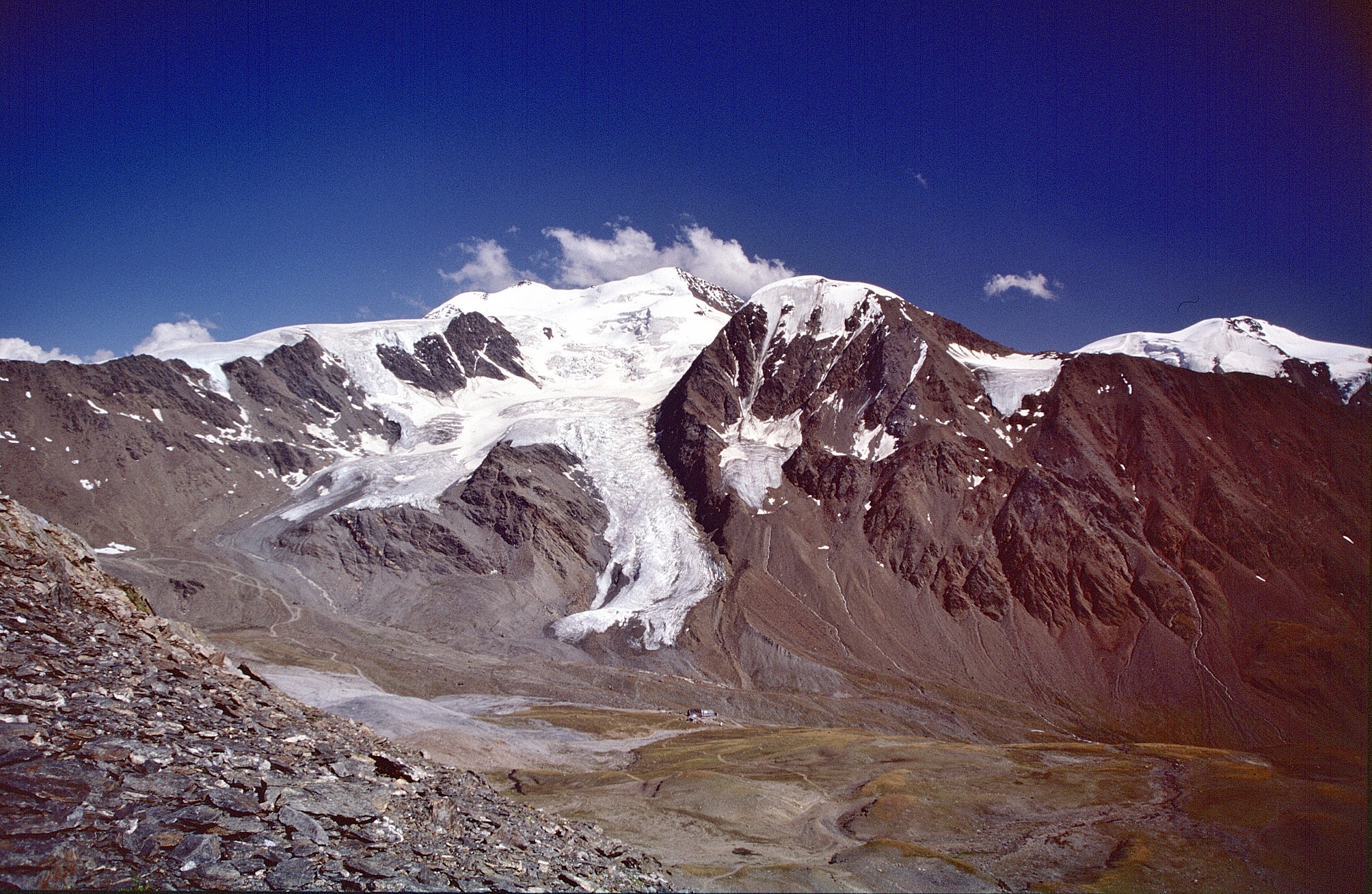Glacier Pasquale from Passo Zebru