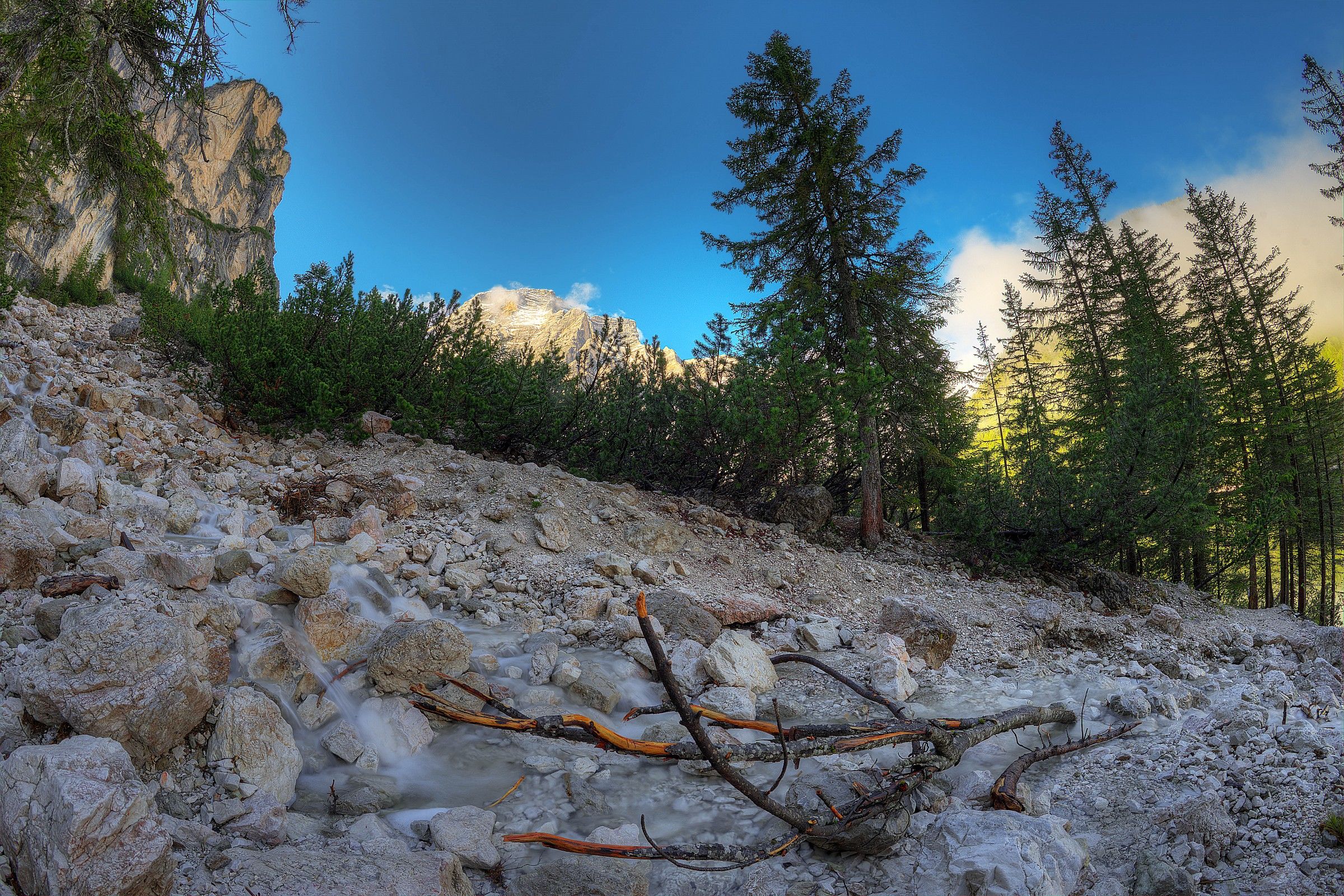 Rocky slopes, Lake Braies