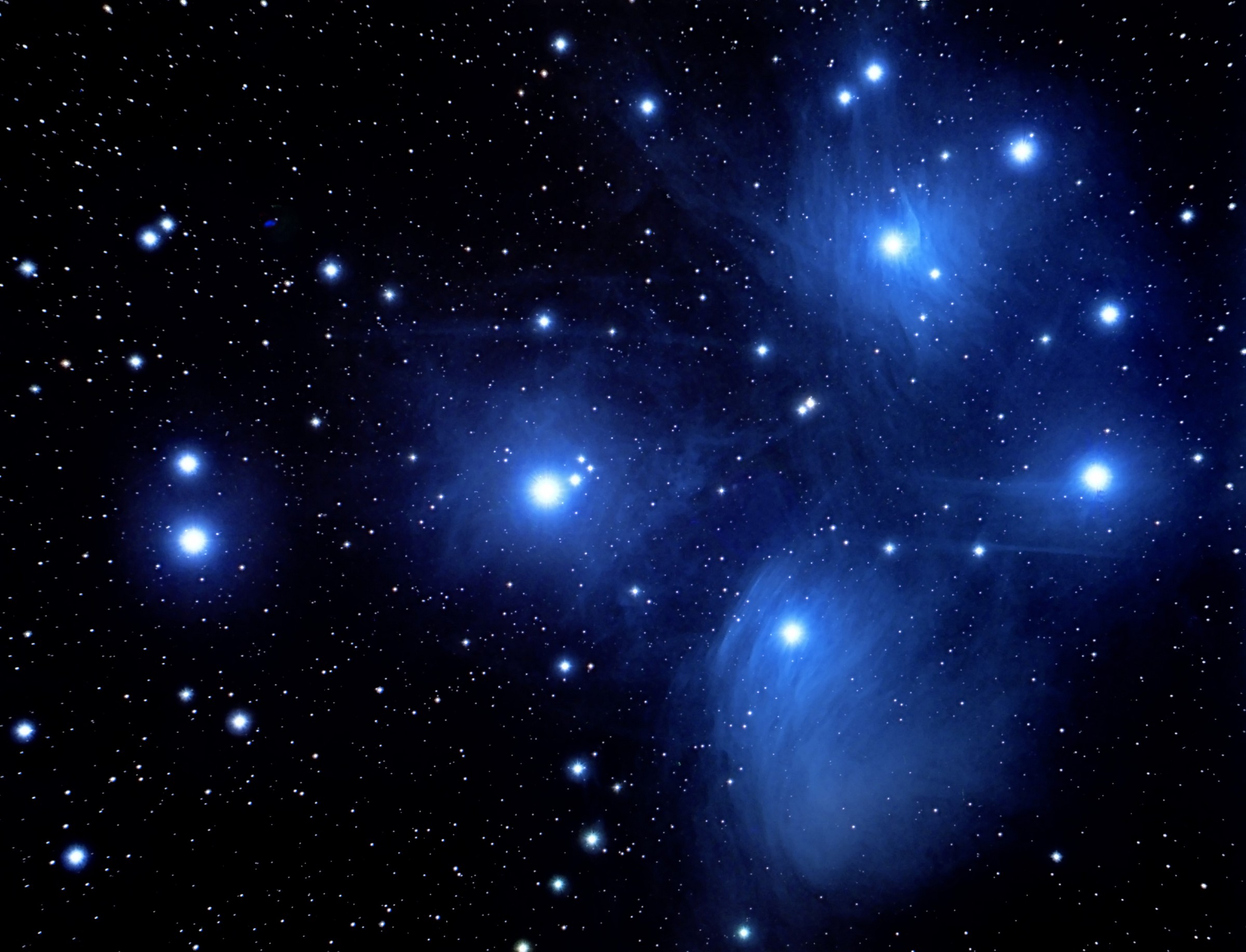 The Pleaidi M45 Constellation of Taurus