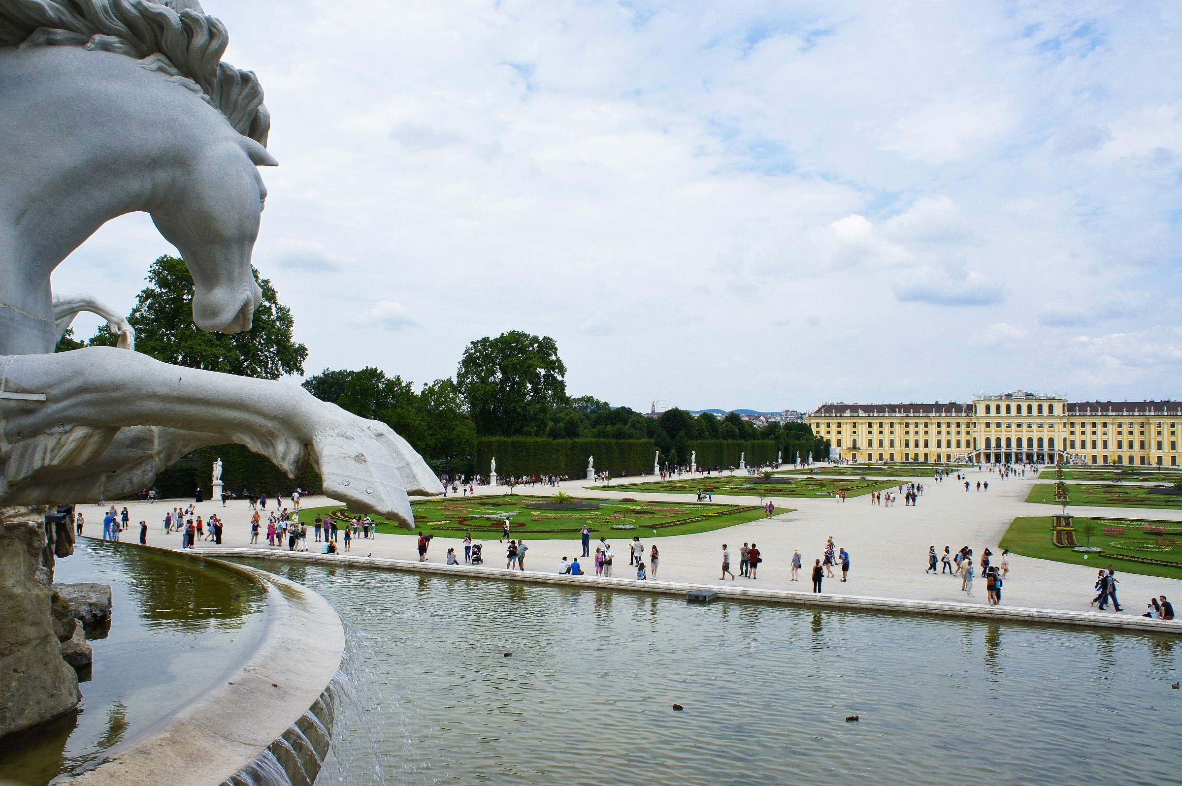 The horse fountain Schnbrunn