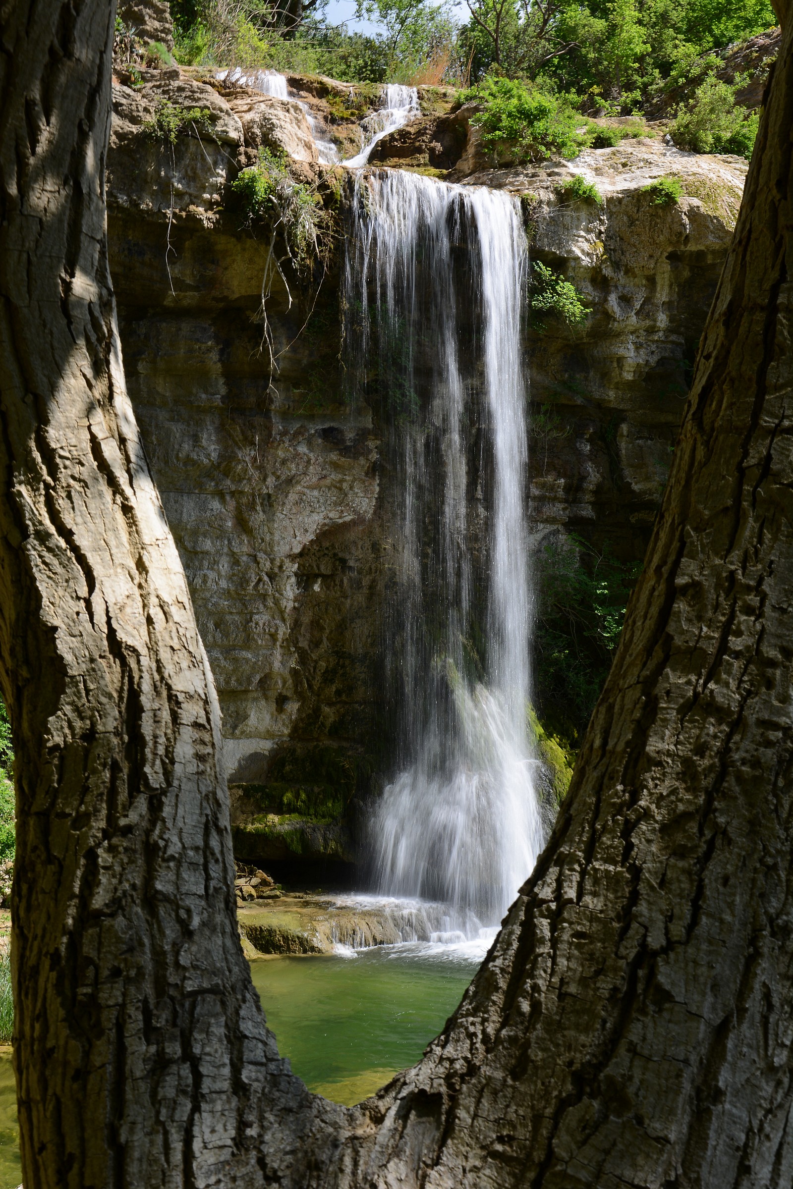 Waterfall of the two Rocks (Corleone) Palermo