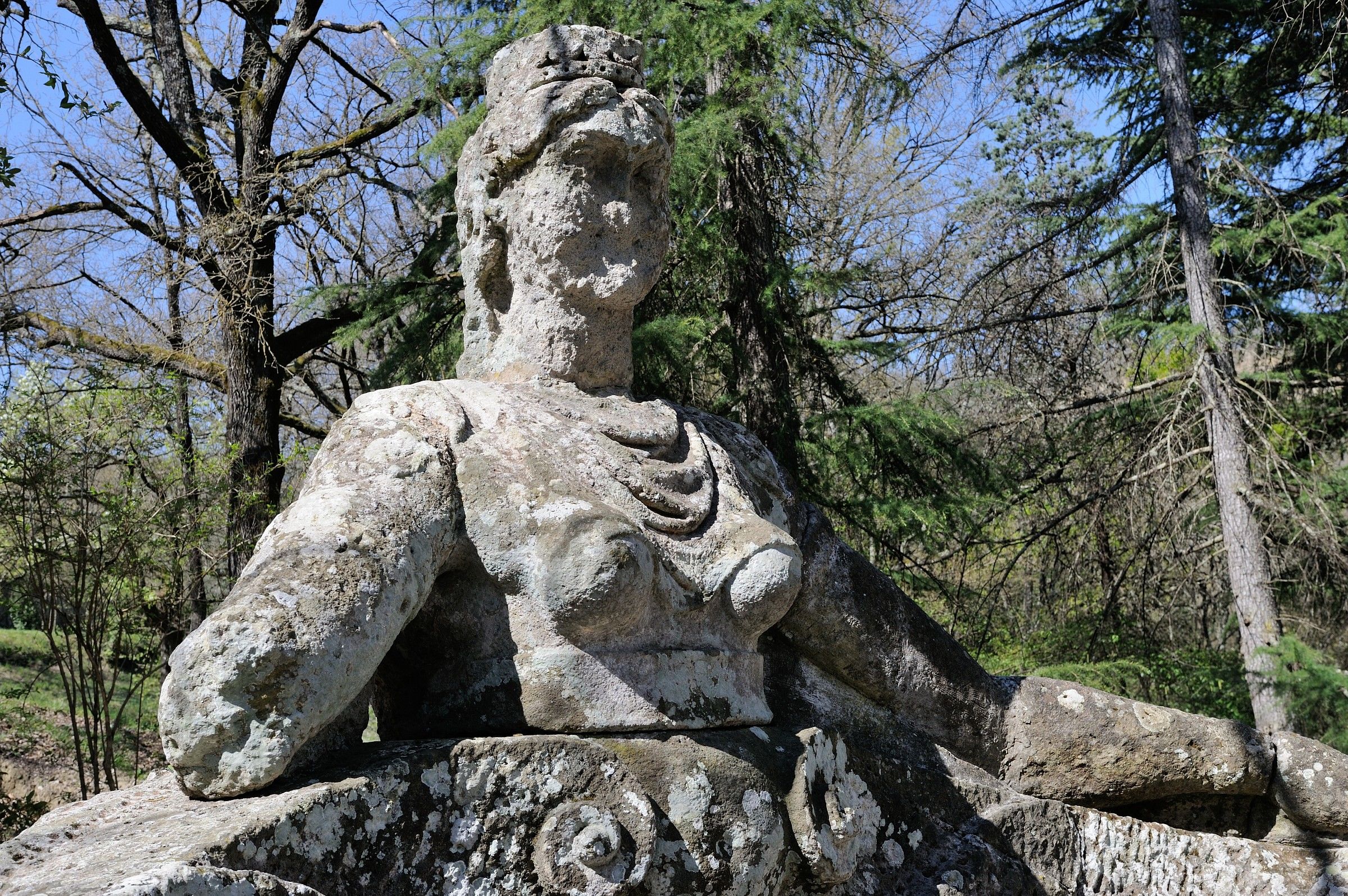 Bomarzo (Vt)-"Persefone" nel Parco dei Mostri