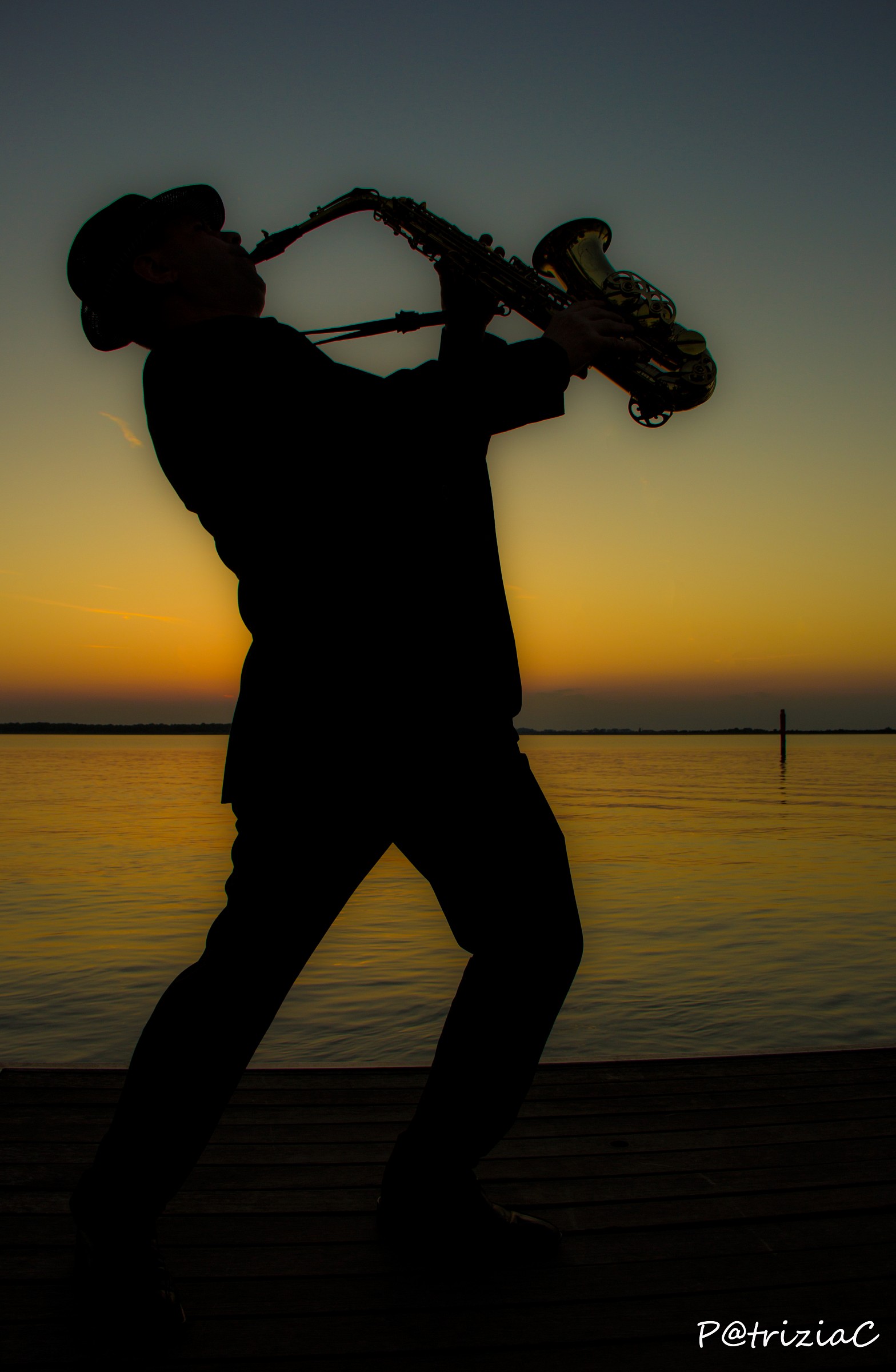 ... Sunset & sax ...