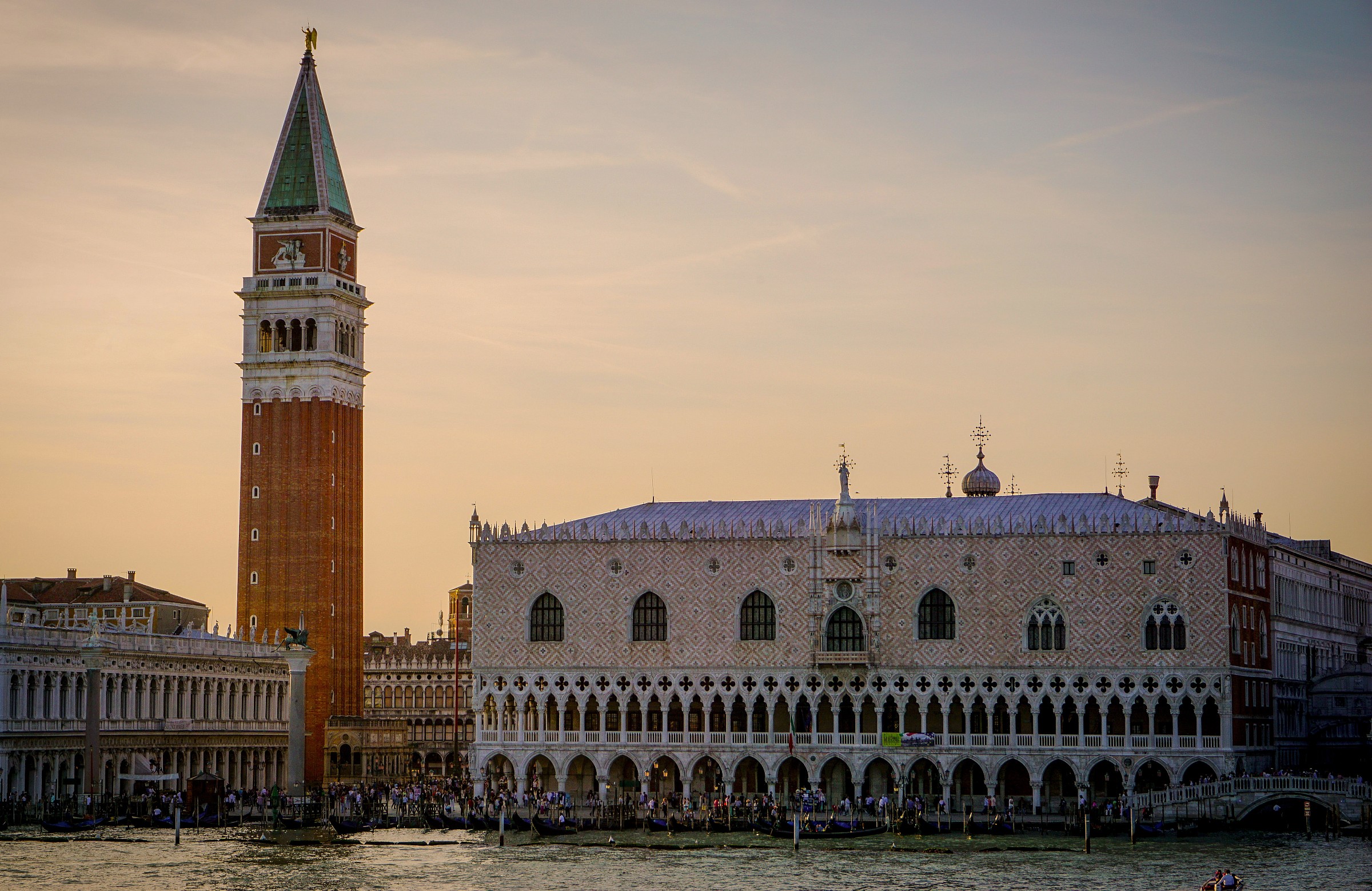 St. Mark the first light of sunset