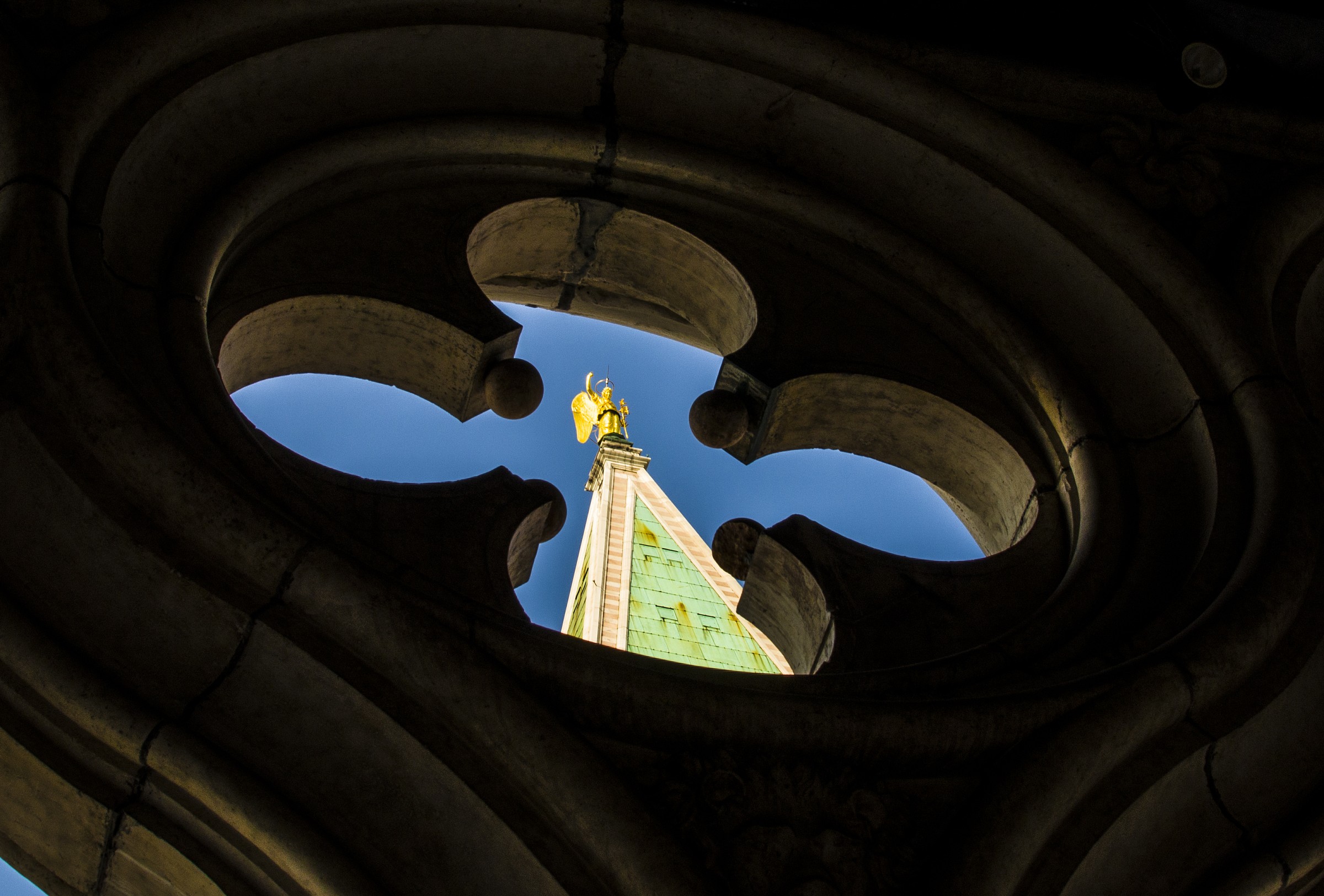 Da dentro Palazzo Ducale