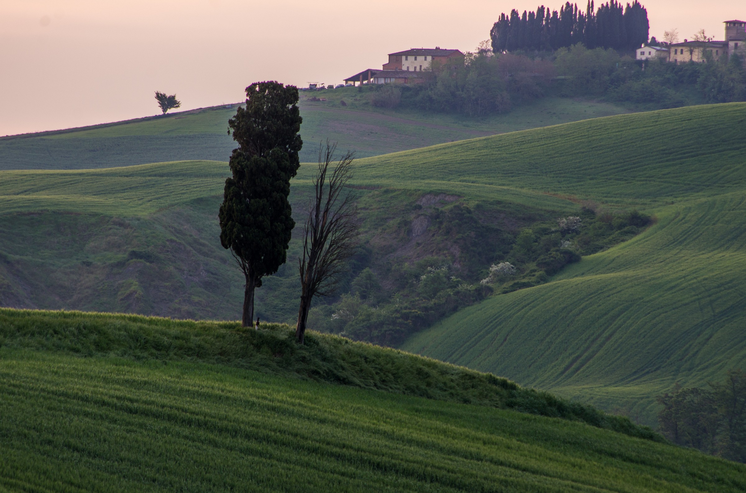 Sunrise on the Crete Senesi