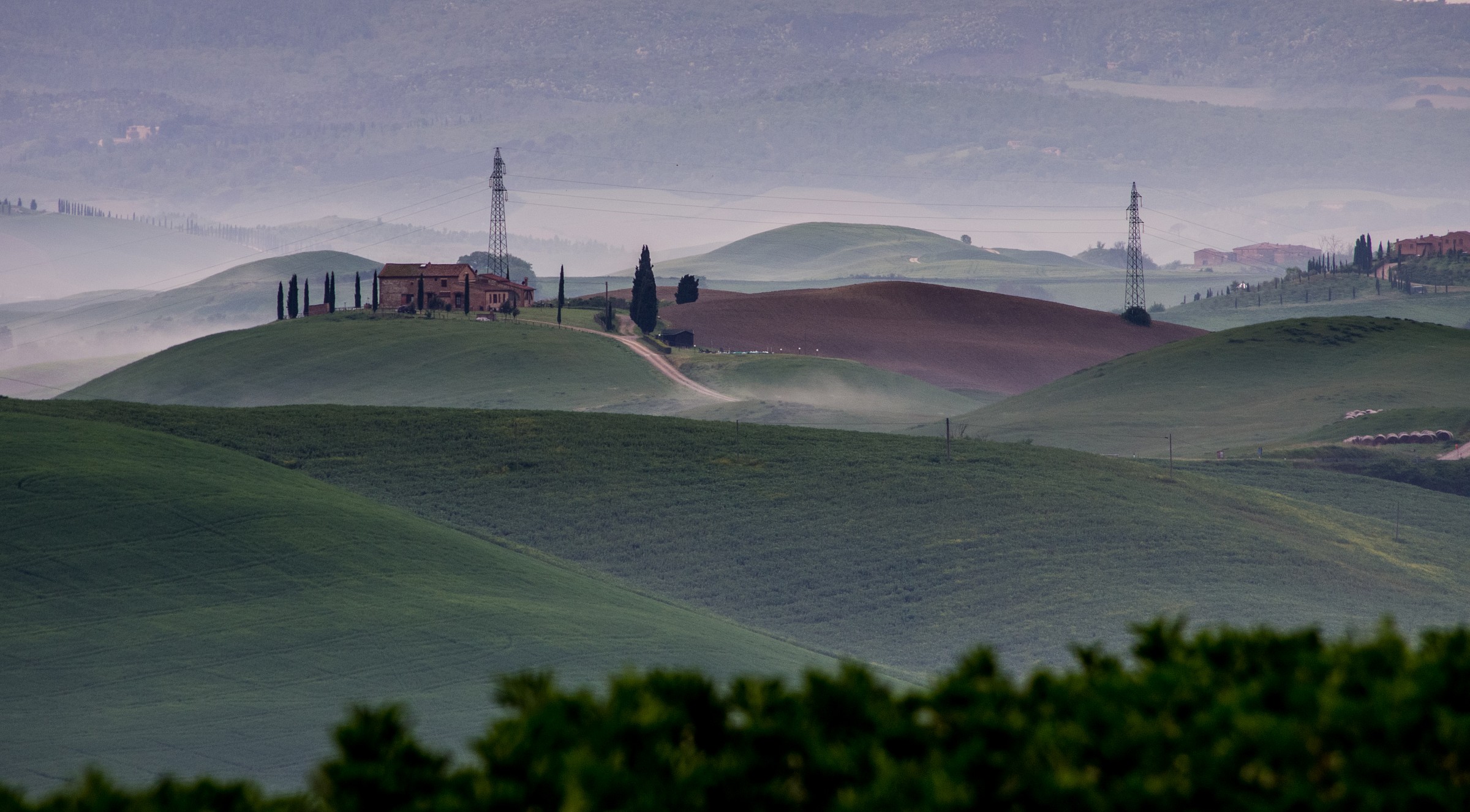 Sunrise on the Crete Senesi