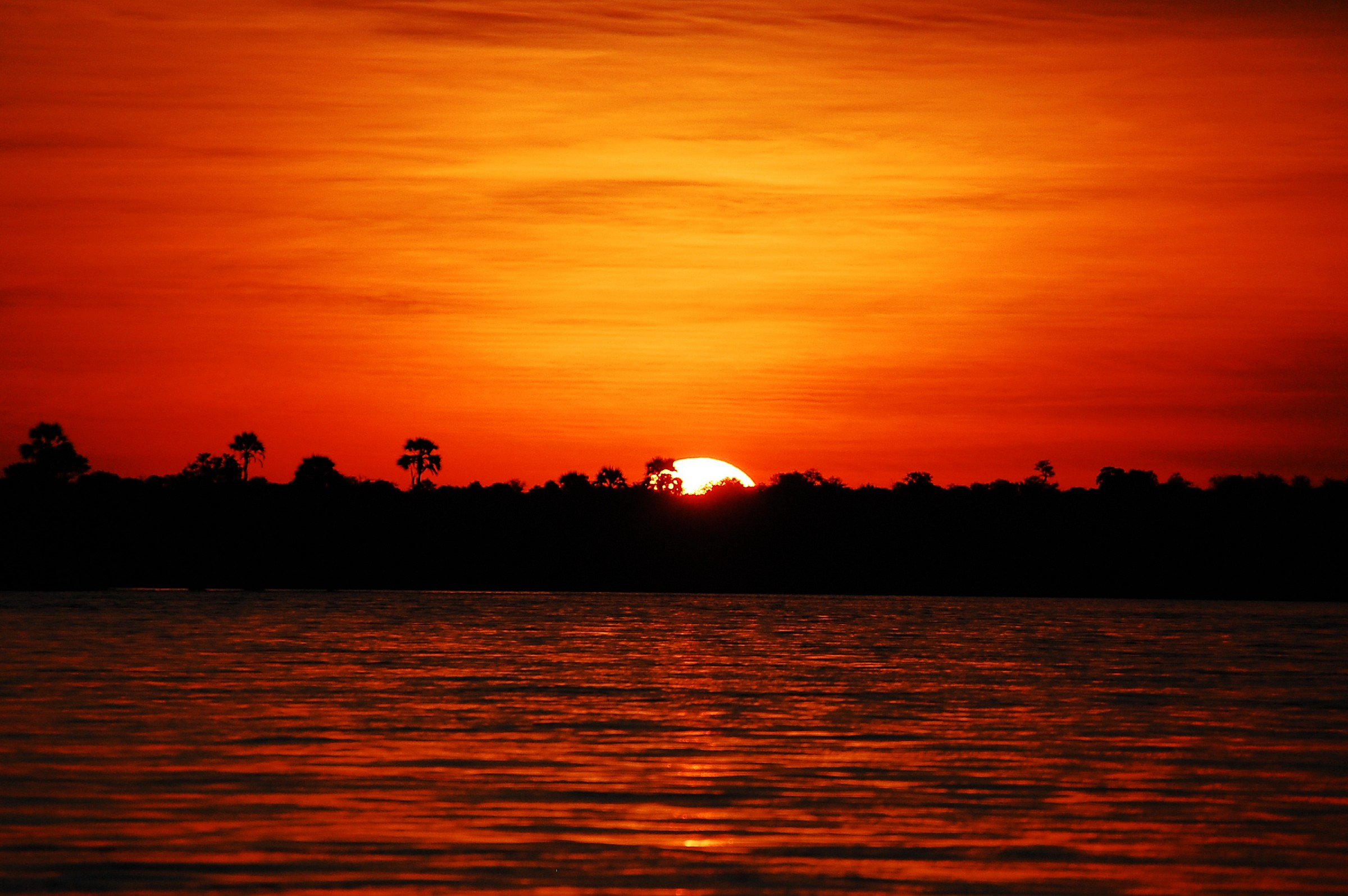 Sunset on the Zambezi