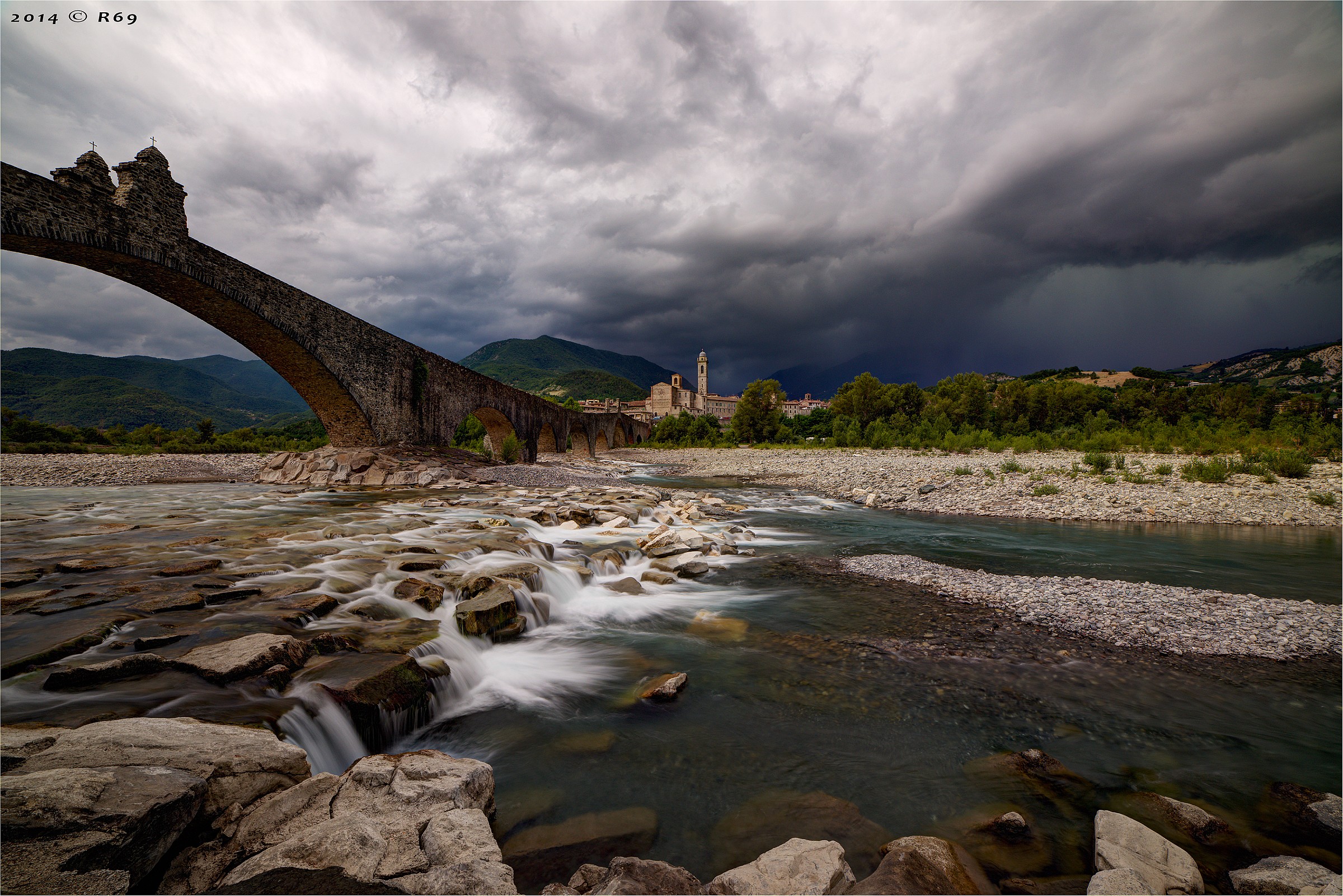 Storm in Bobbio