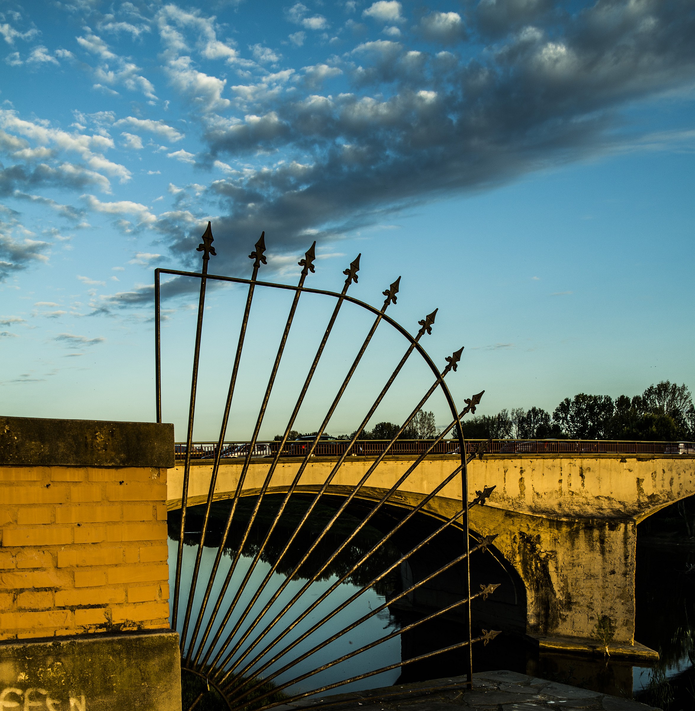 arrows against the sky