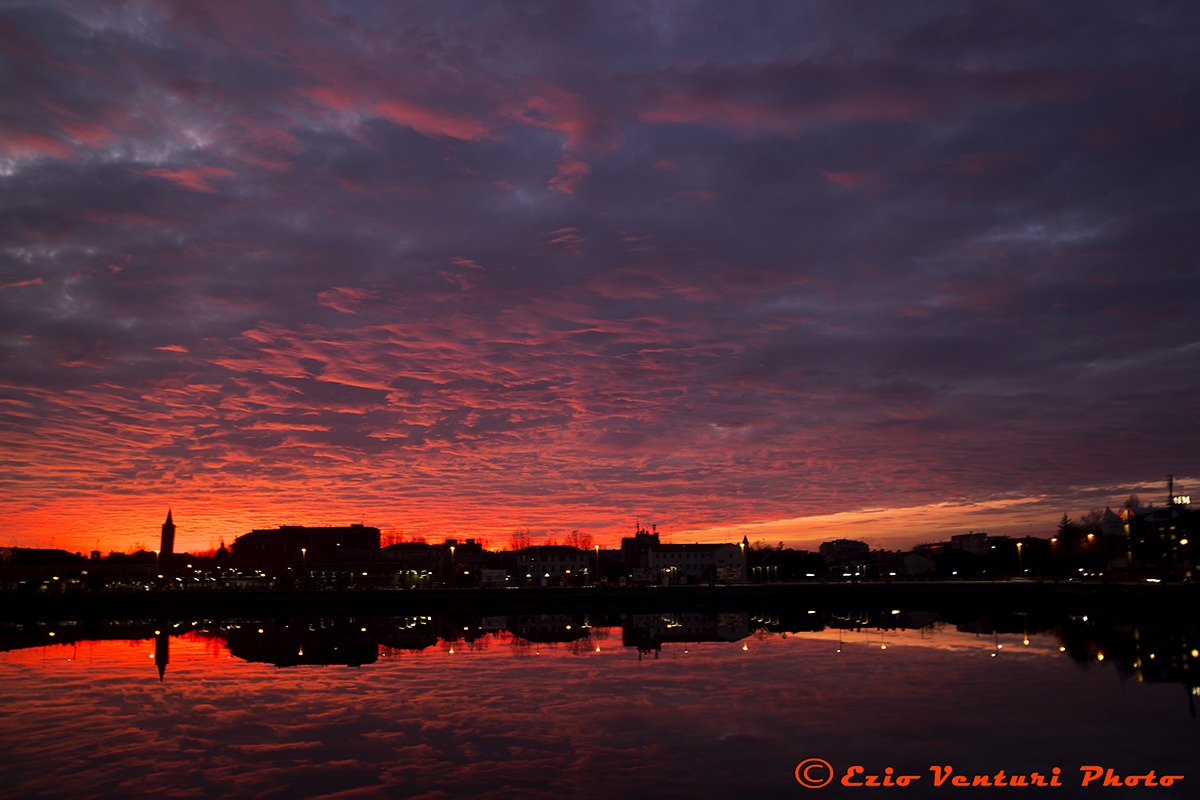 :: :: Sunset in dock