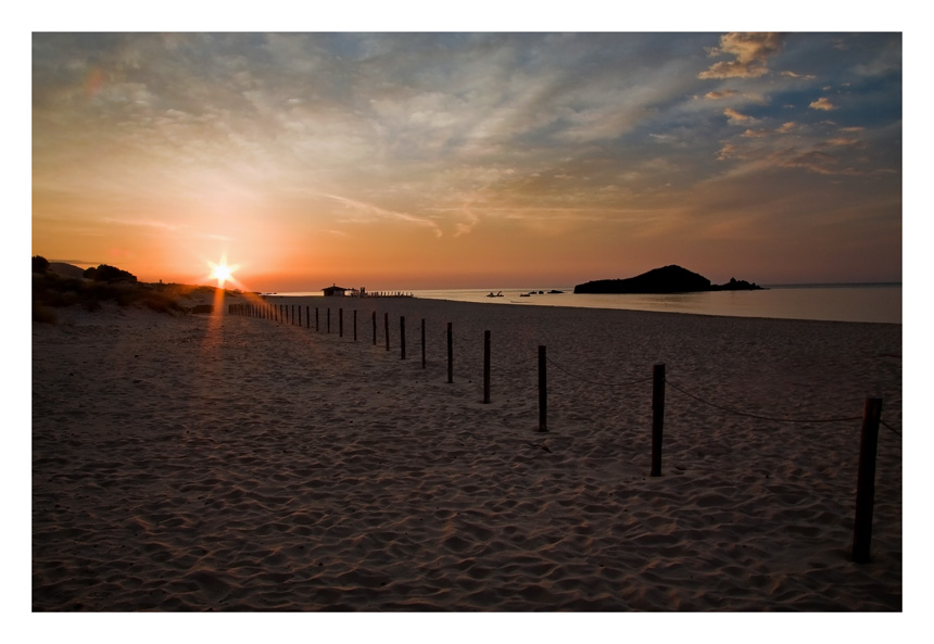 Dawn at Su Giudeu - Chia