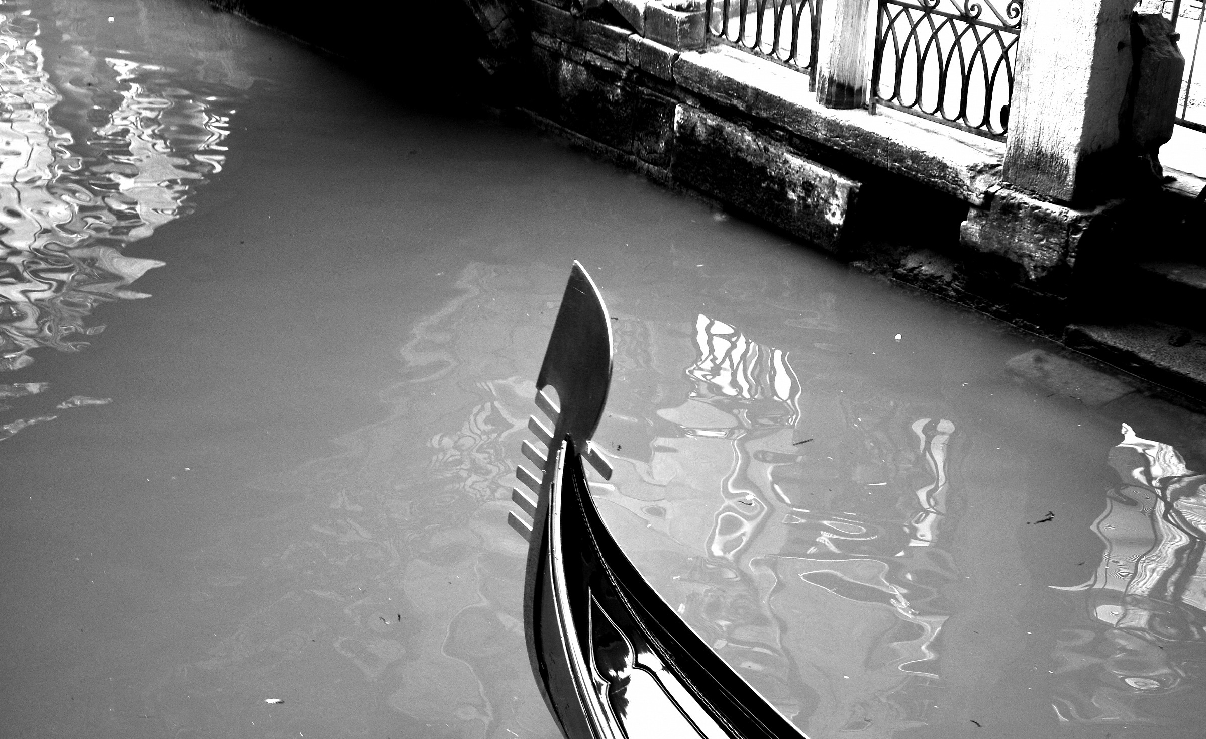gondola in canal
