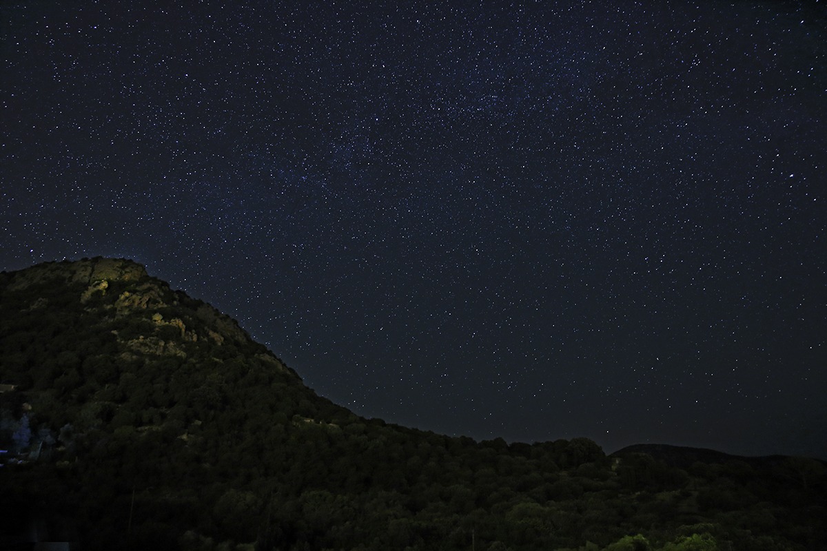 cielo stellato Corsica del Sud