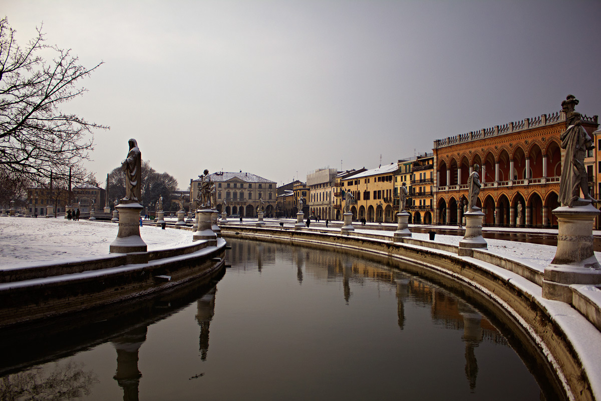 Prato della Valle innevato
