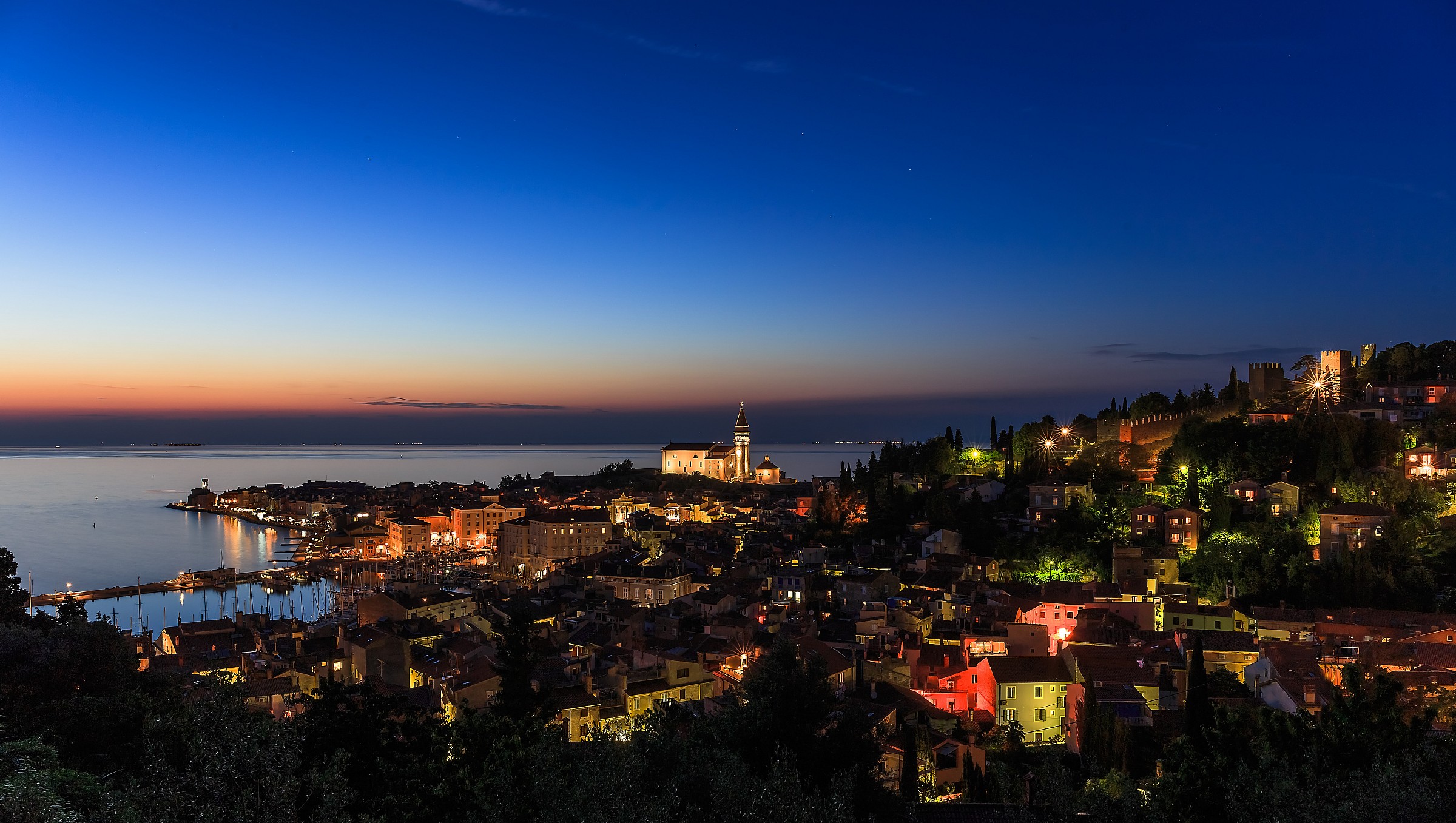 panoramica di Pirano