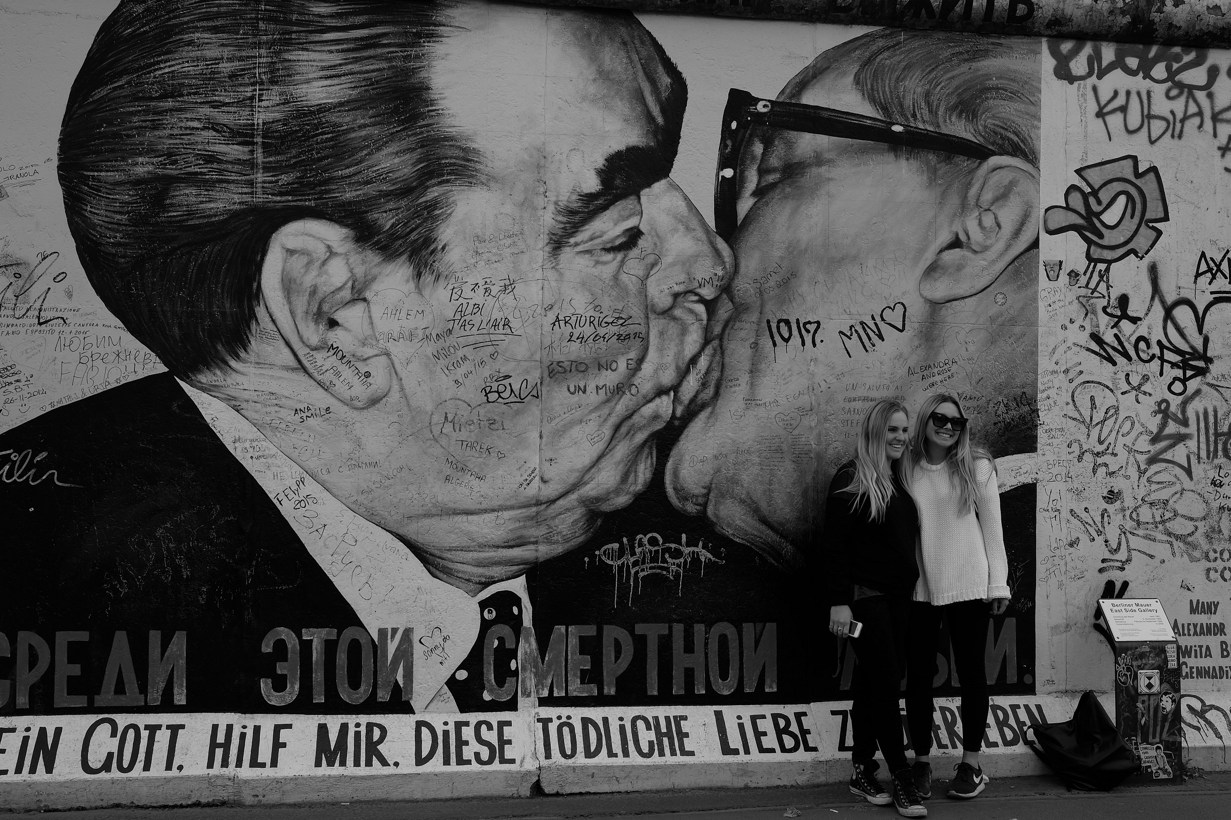 Along the 'wall' to Berlin