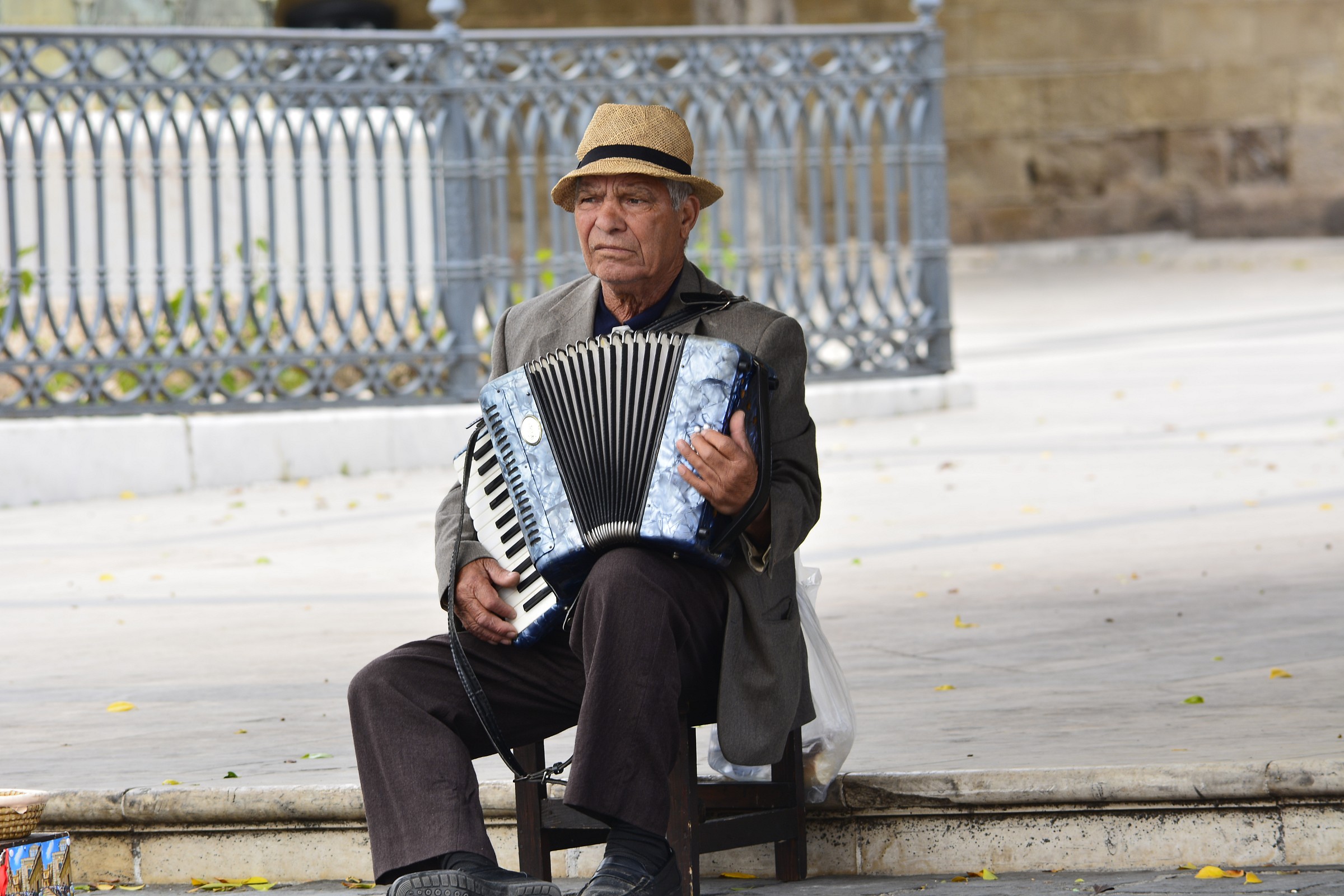accordion player known to