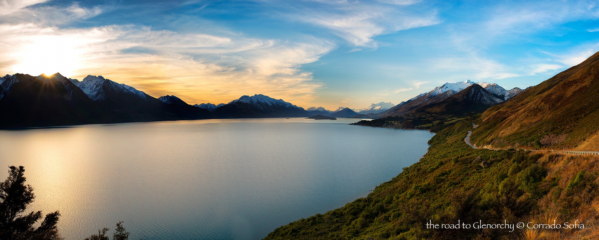 the road to Glenorchy