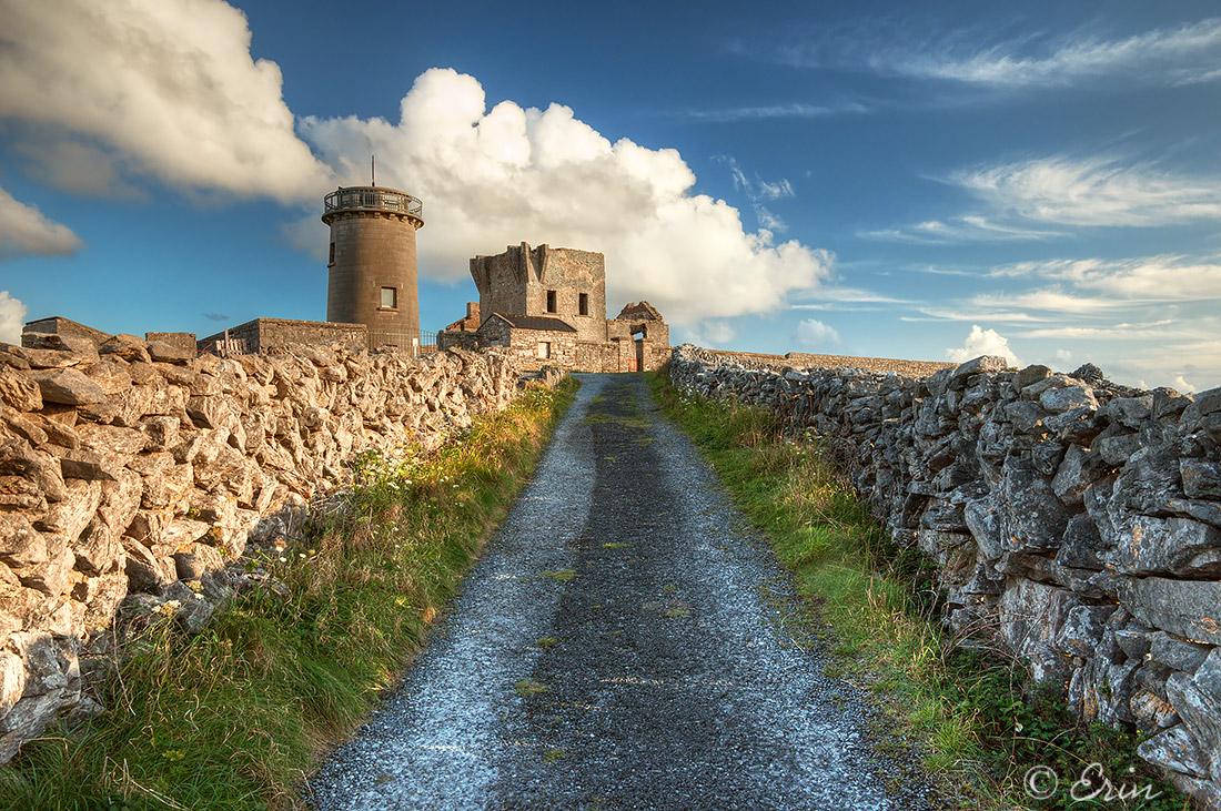 The old lighthouse. Inishmore, Ireland.