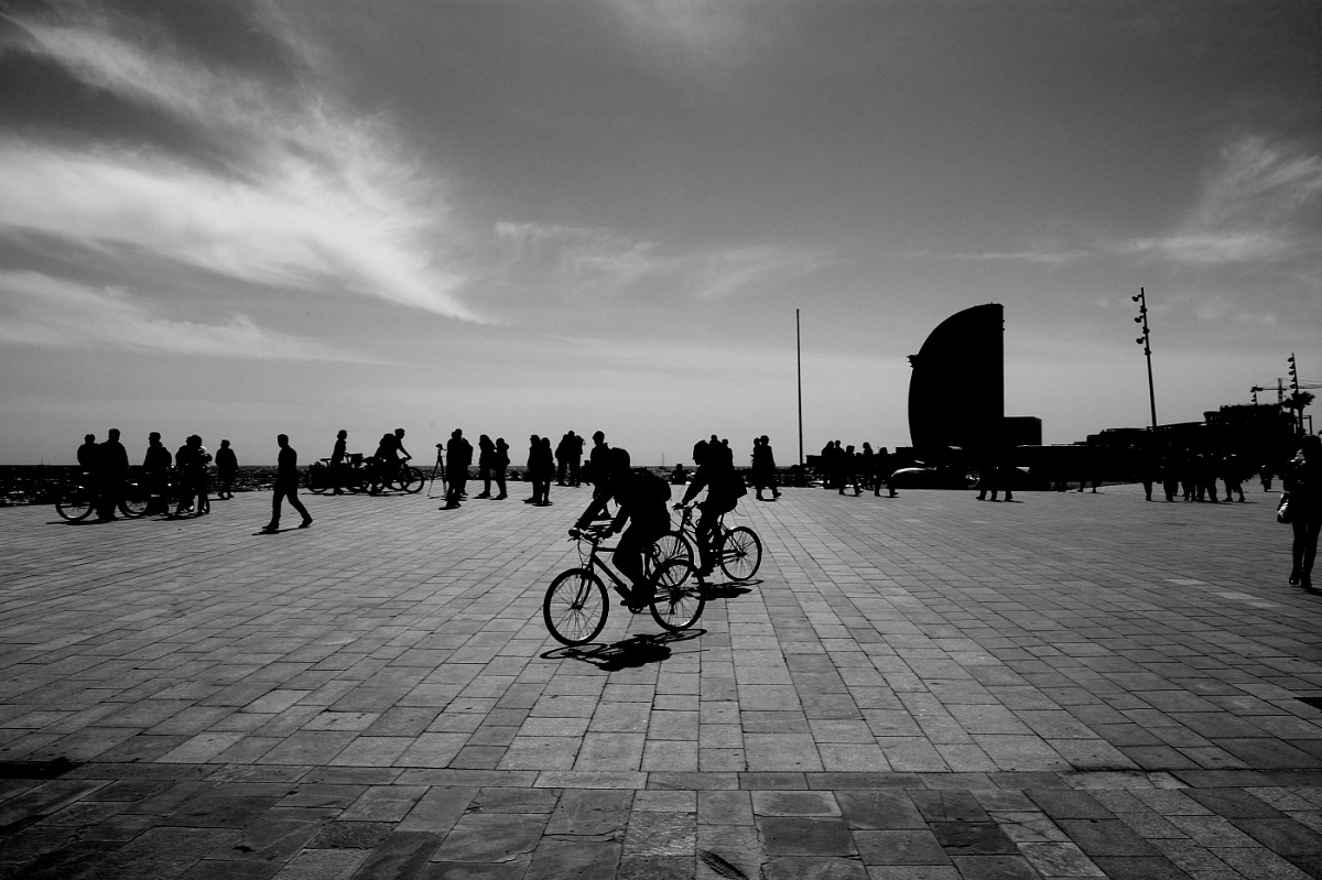 Backlit in barceloneta